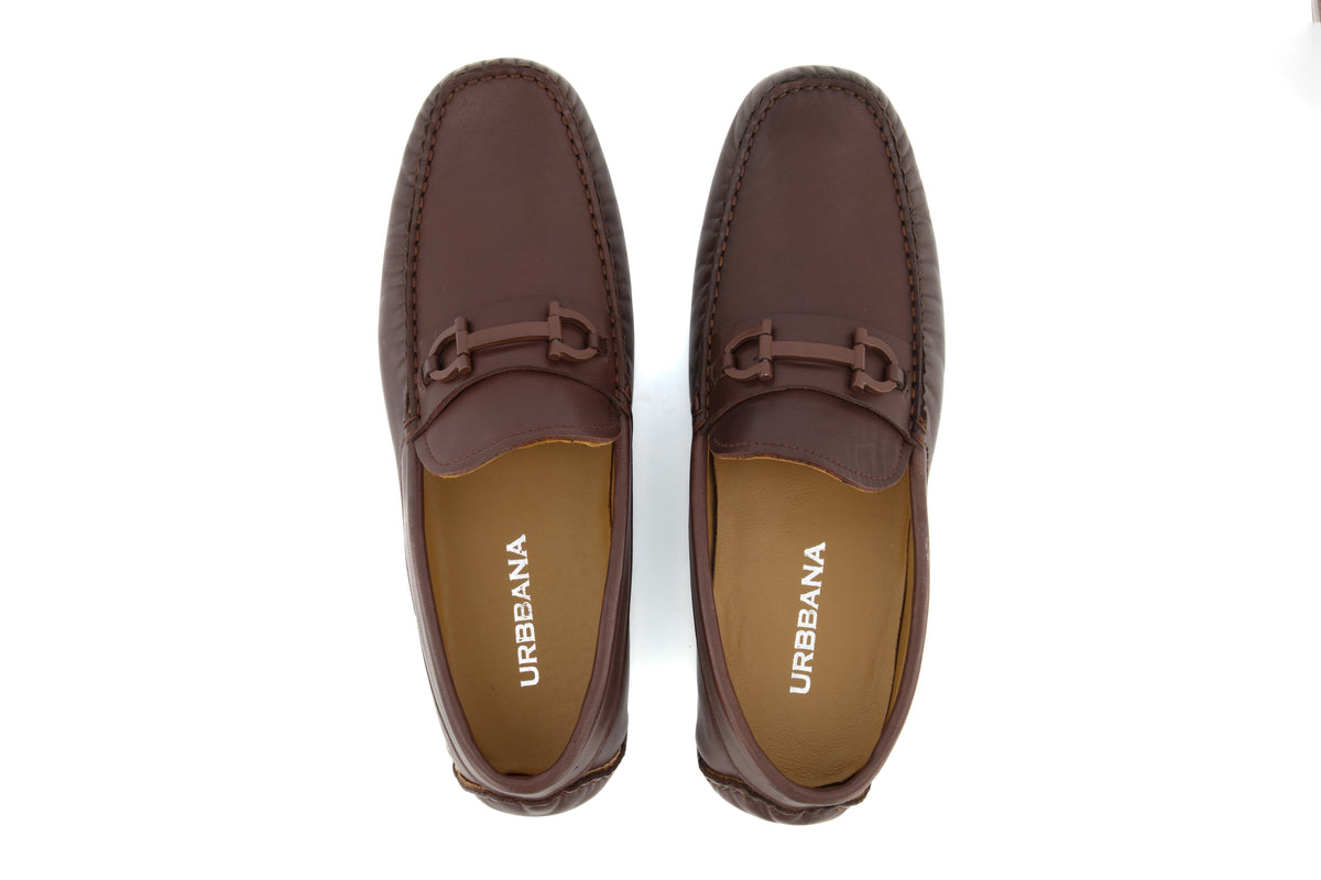 Portofino Driving Loafers - Brown - Loafers by Urbbana
