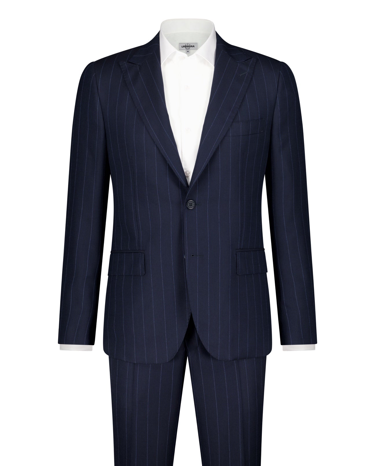 Corleone Zegna Cloth Suit - Navy -Handcrafted Italian Suit Excellence