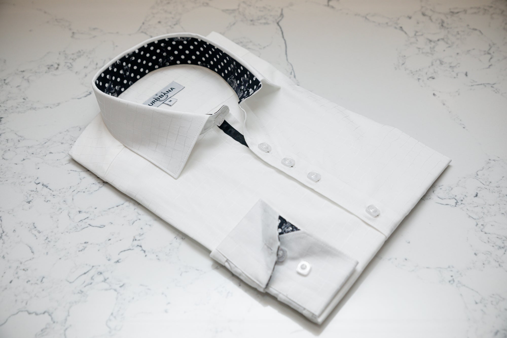 Croc Jacquard Shirt - White