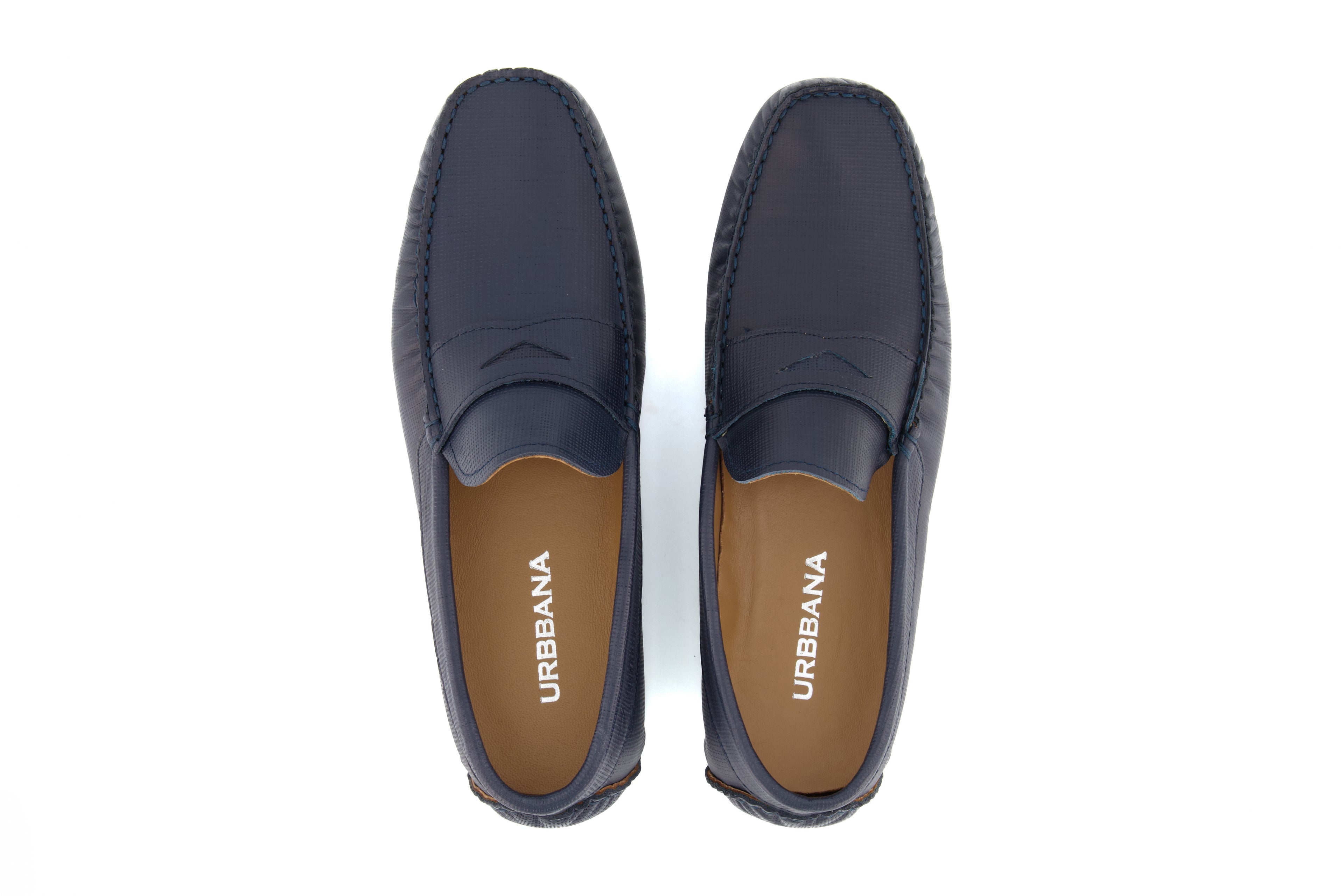 Portofino Driving Loafers - Blue - Loafers by Urbbana