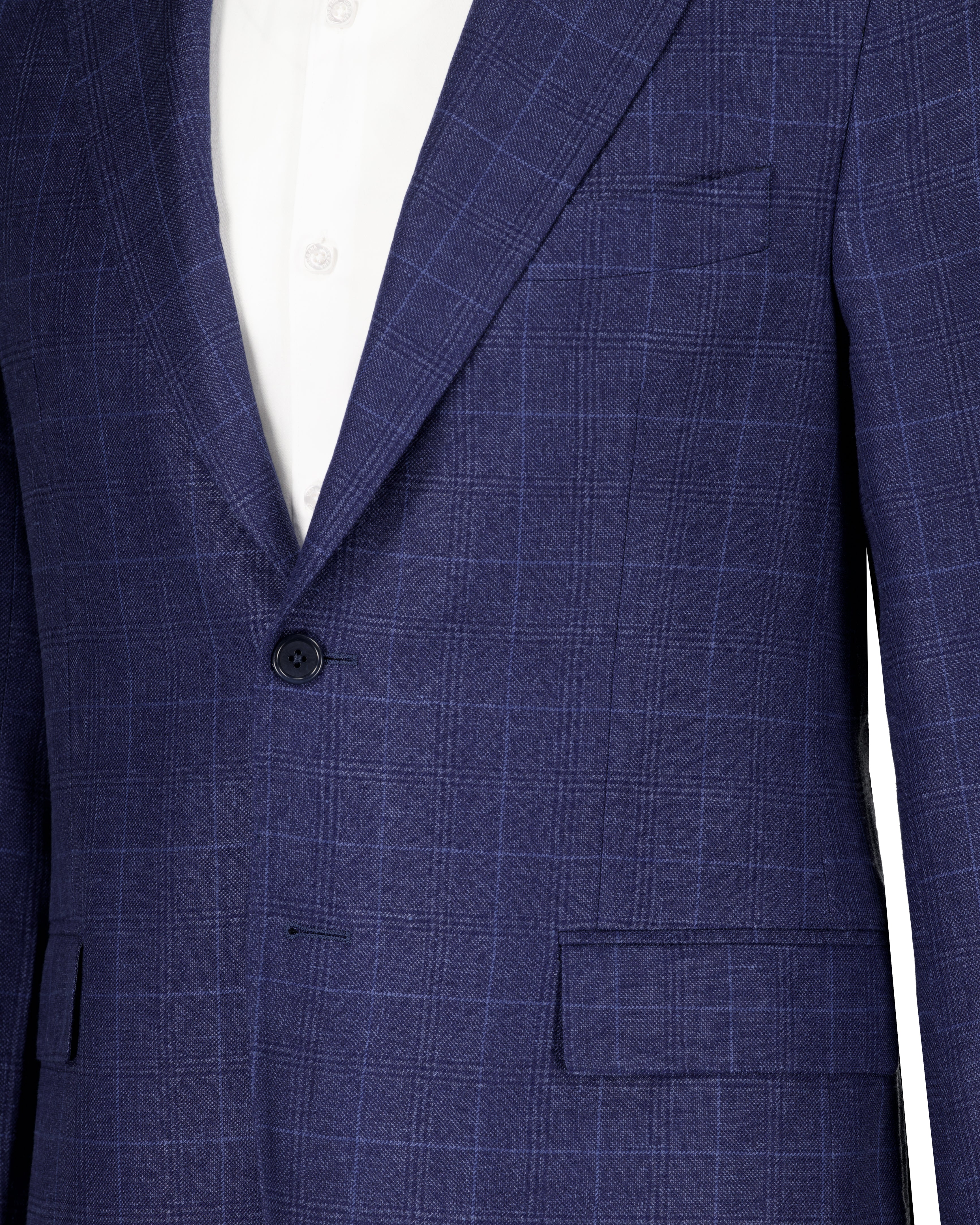 MichaelAngelo Loro Piana Cloth Suit - Blue Check - Made in Italy