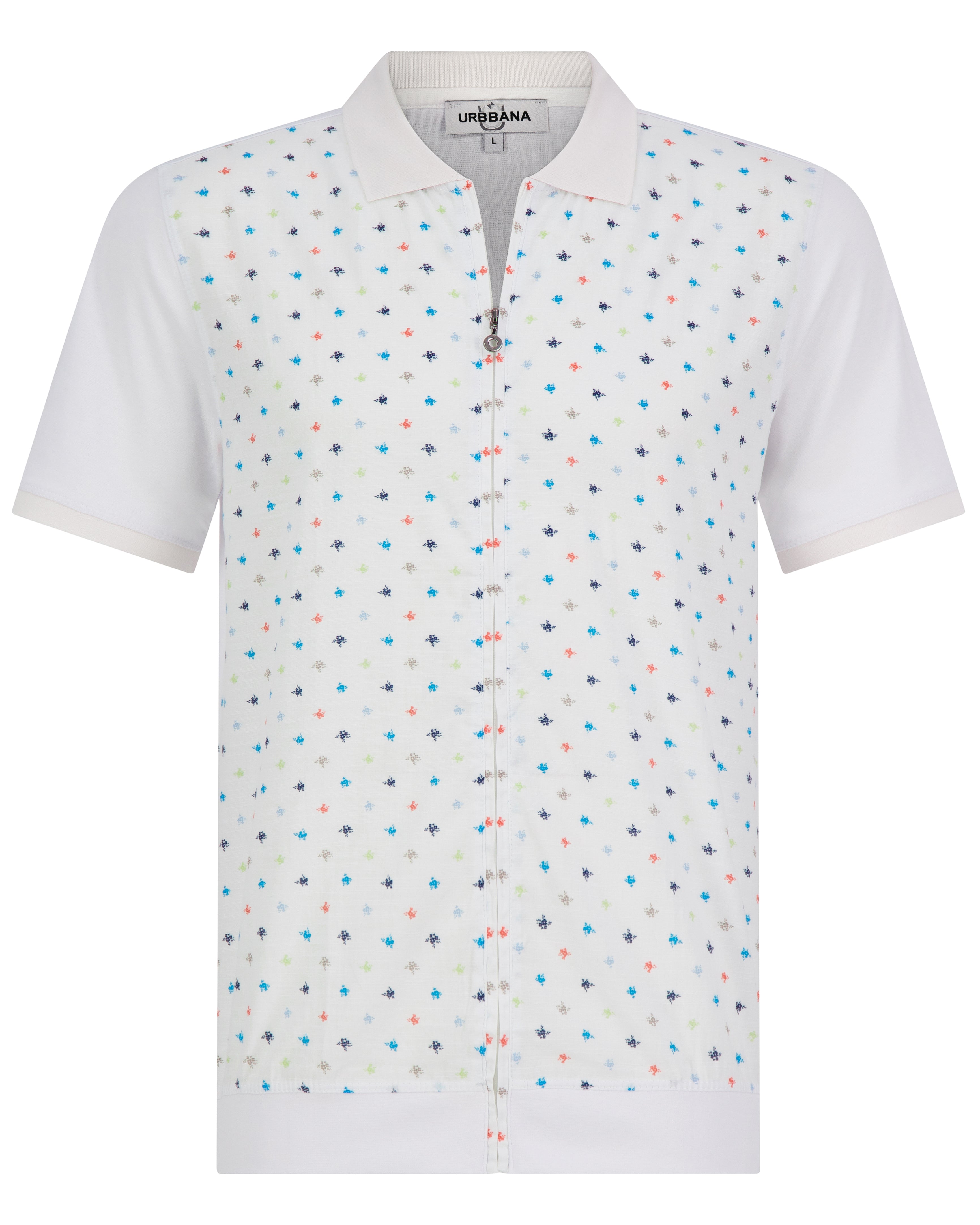 Athens cotton/linen polo - Mini Floral