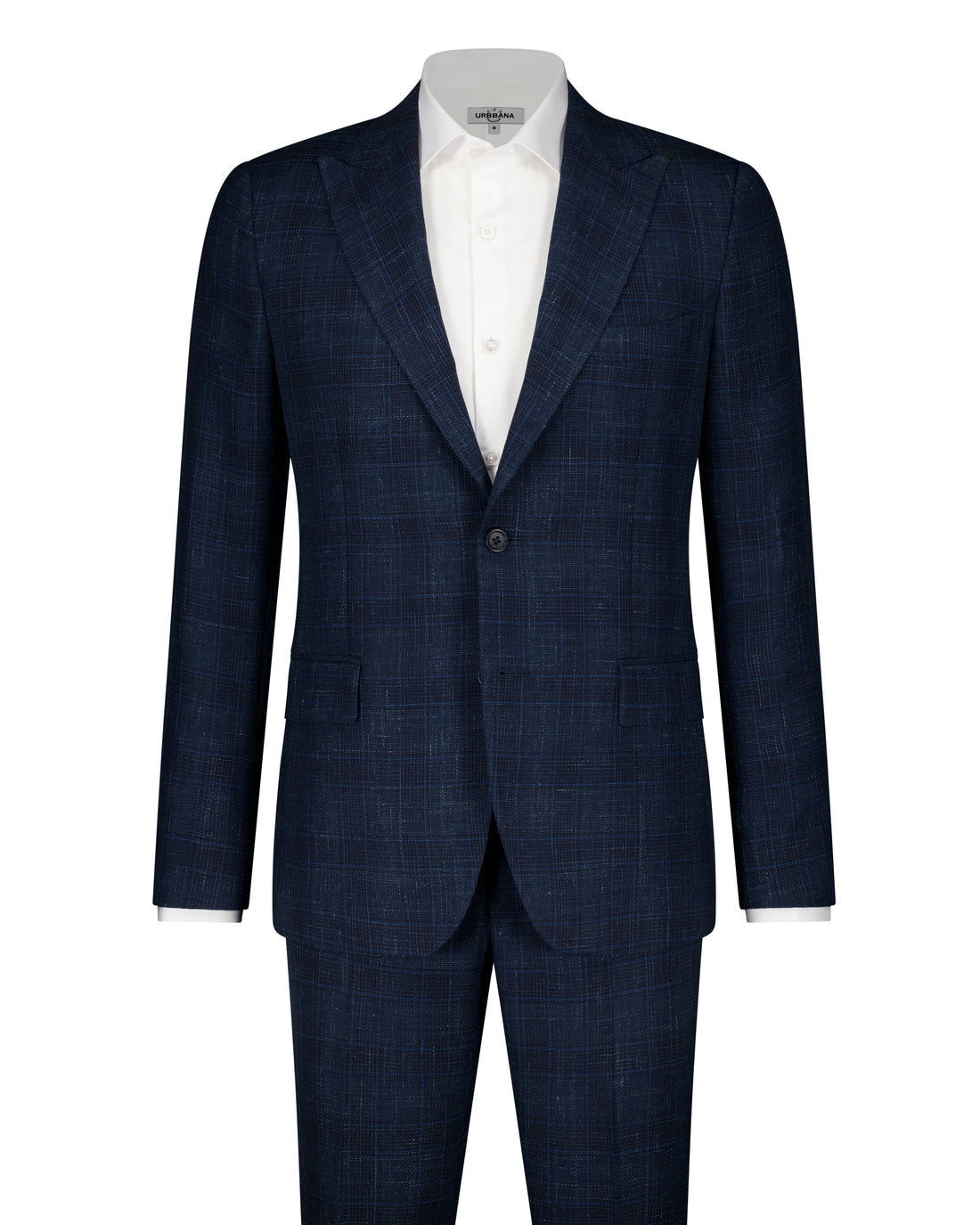 Ceaser Loro Piana Linen Cloth Suit - Navy - Made In Italy