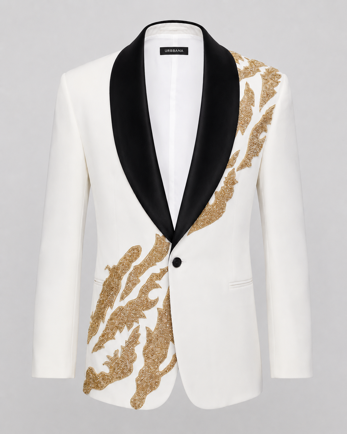 The Fiery Gold & White Jacket