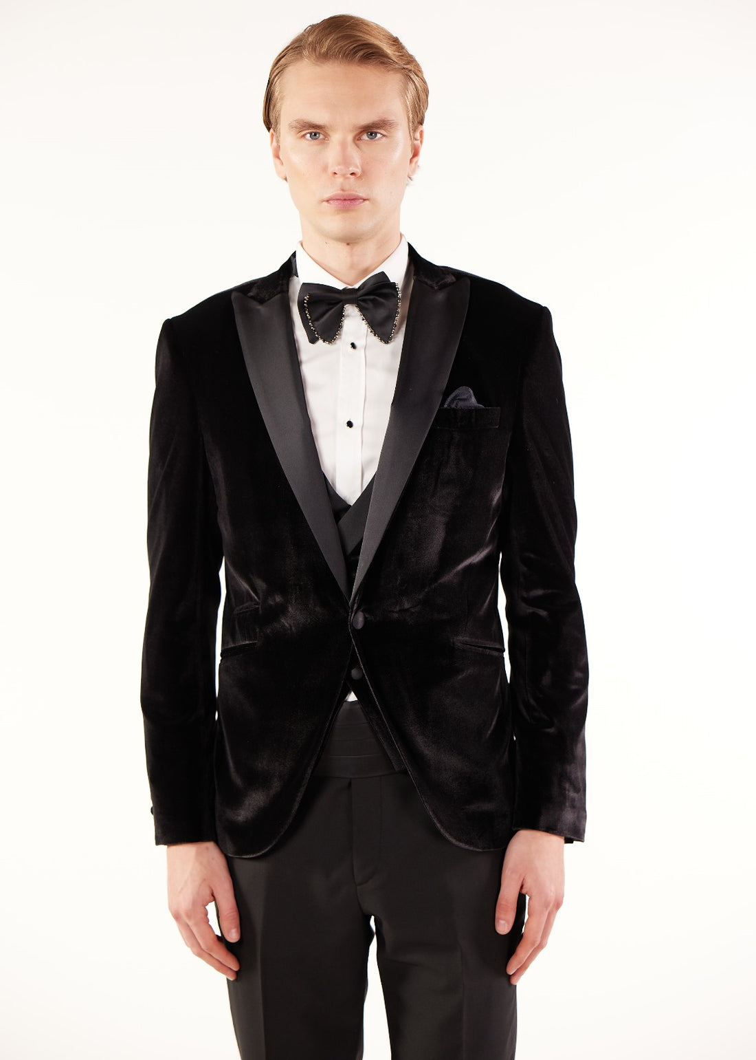 The Grammy velvet suit - Black