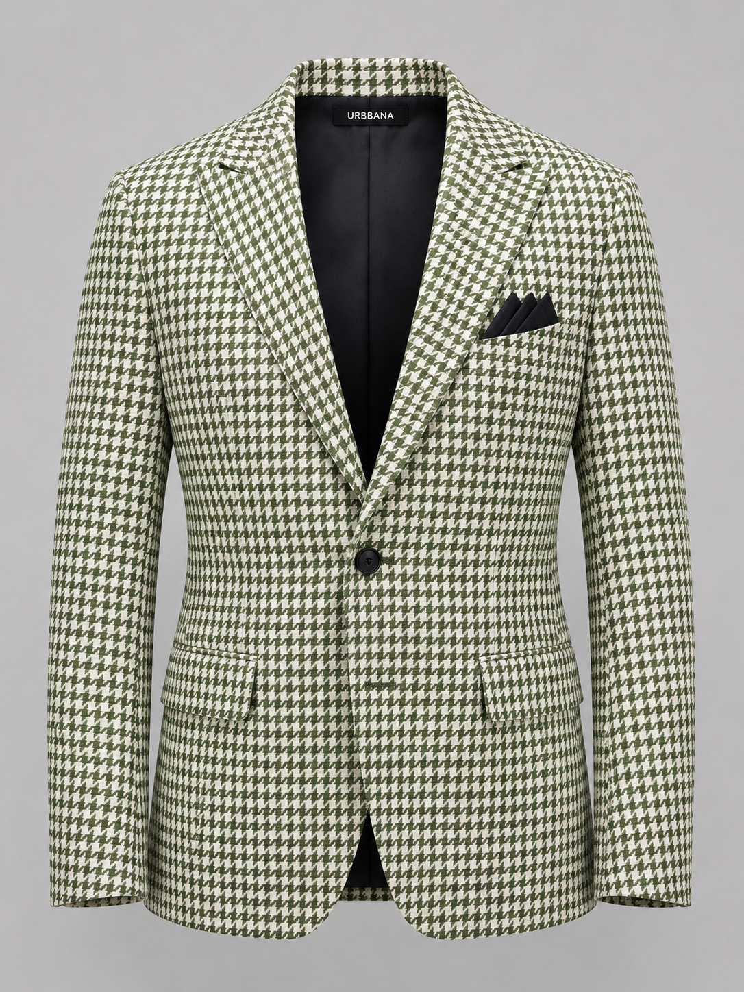 The Brighton Blazer - Green & Ivory