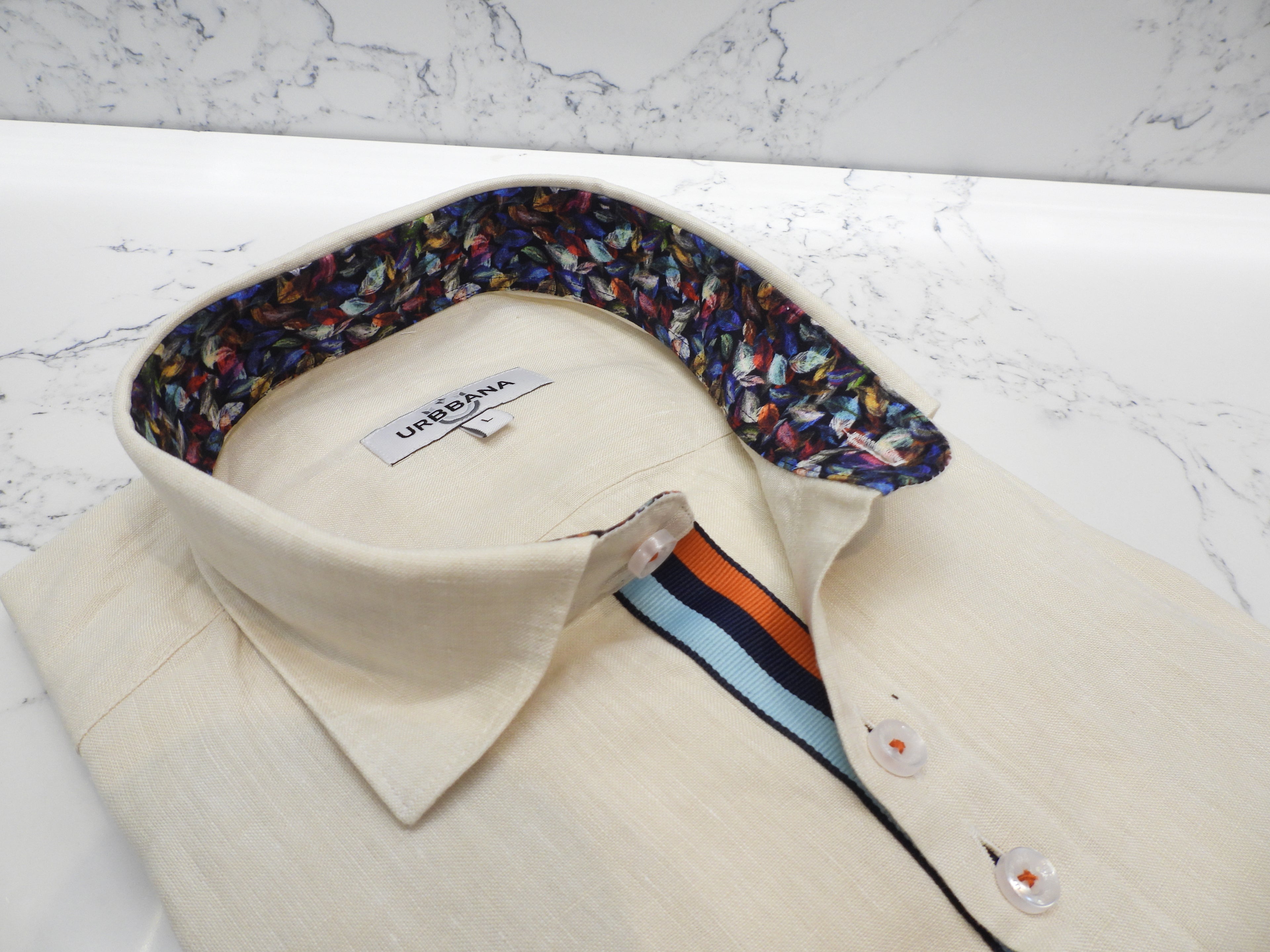 Persepolis Linen Shirt - Creme - Shirt by Urbbana