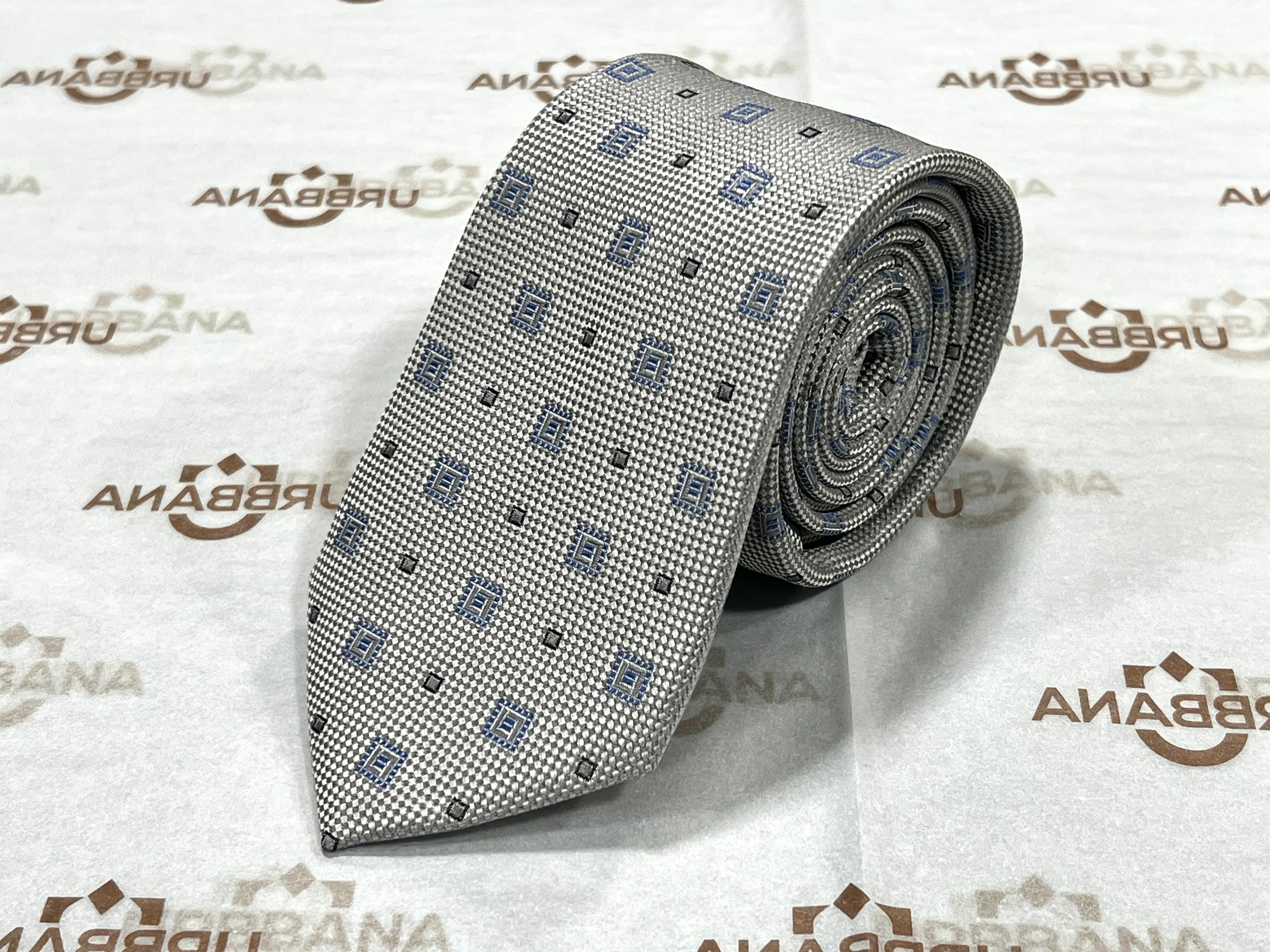 The Steve Silk Tie - Made in Italy - URBBANA Handmade Luxury Silk Ties
