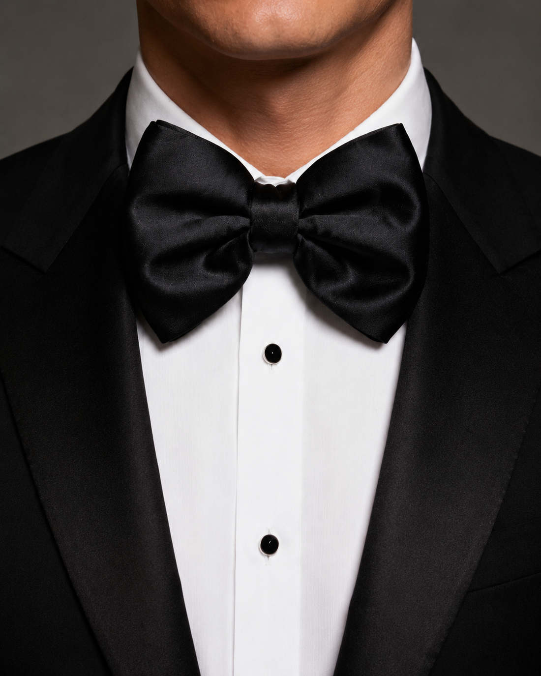 black jumbo bowtie
