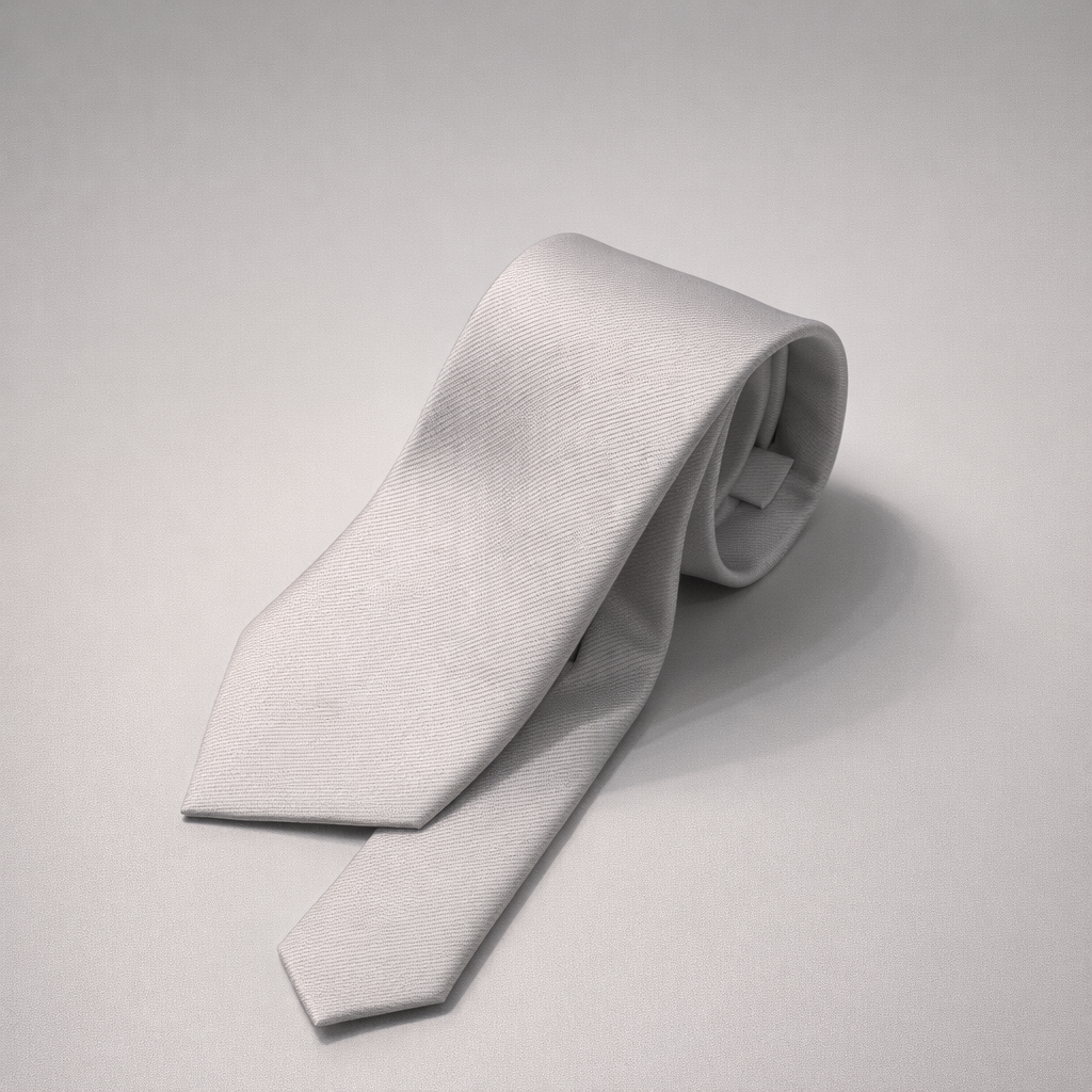 The Ascot Tie - Silver