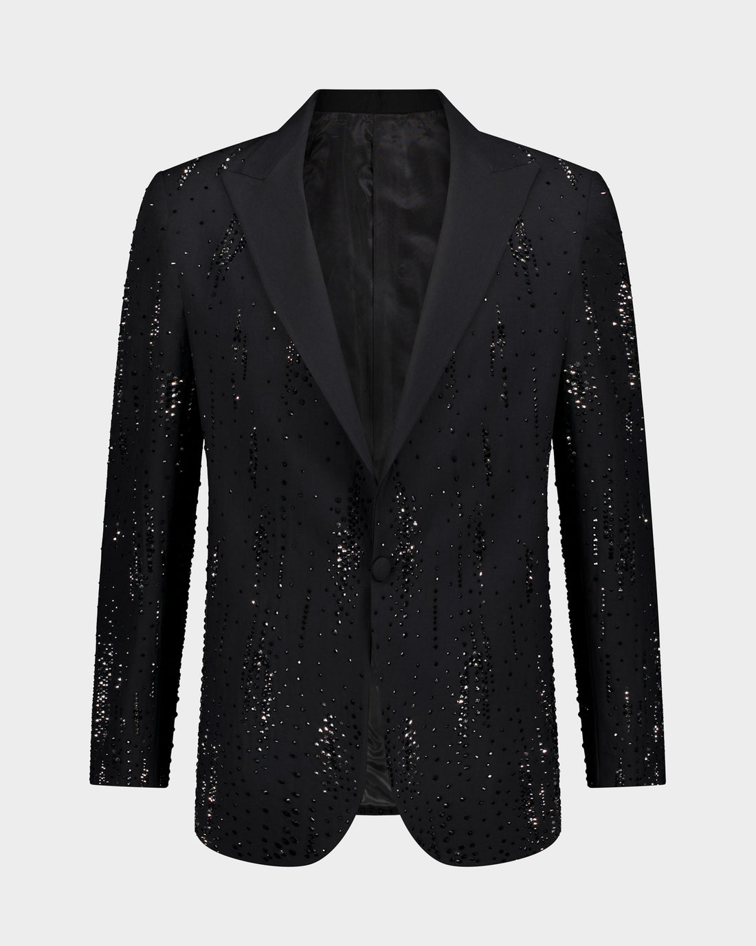 The Roc Meteor Rain Ceremonial Jacket - Black/Silver beaded