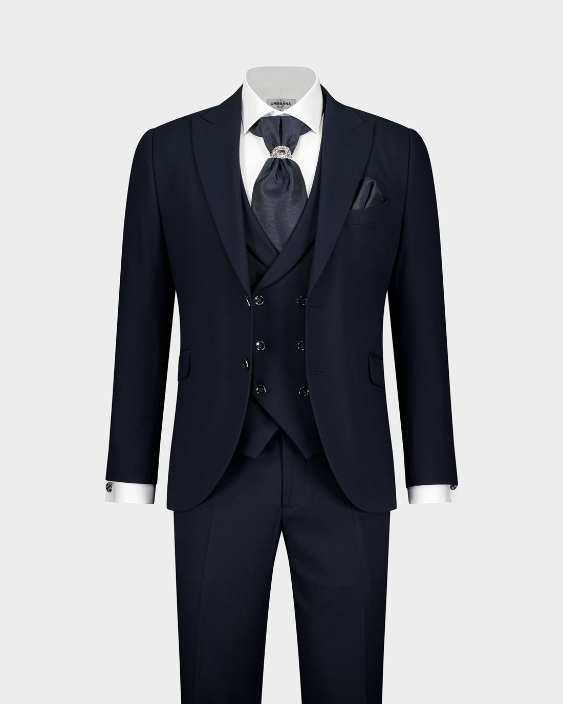 The Caladrius Ceremonial 3pc suit- Navy