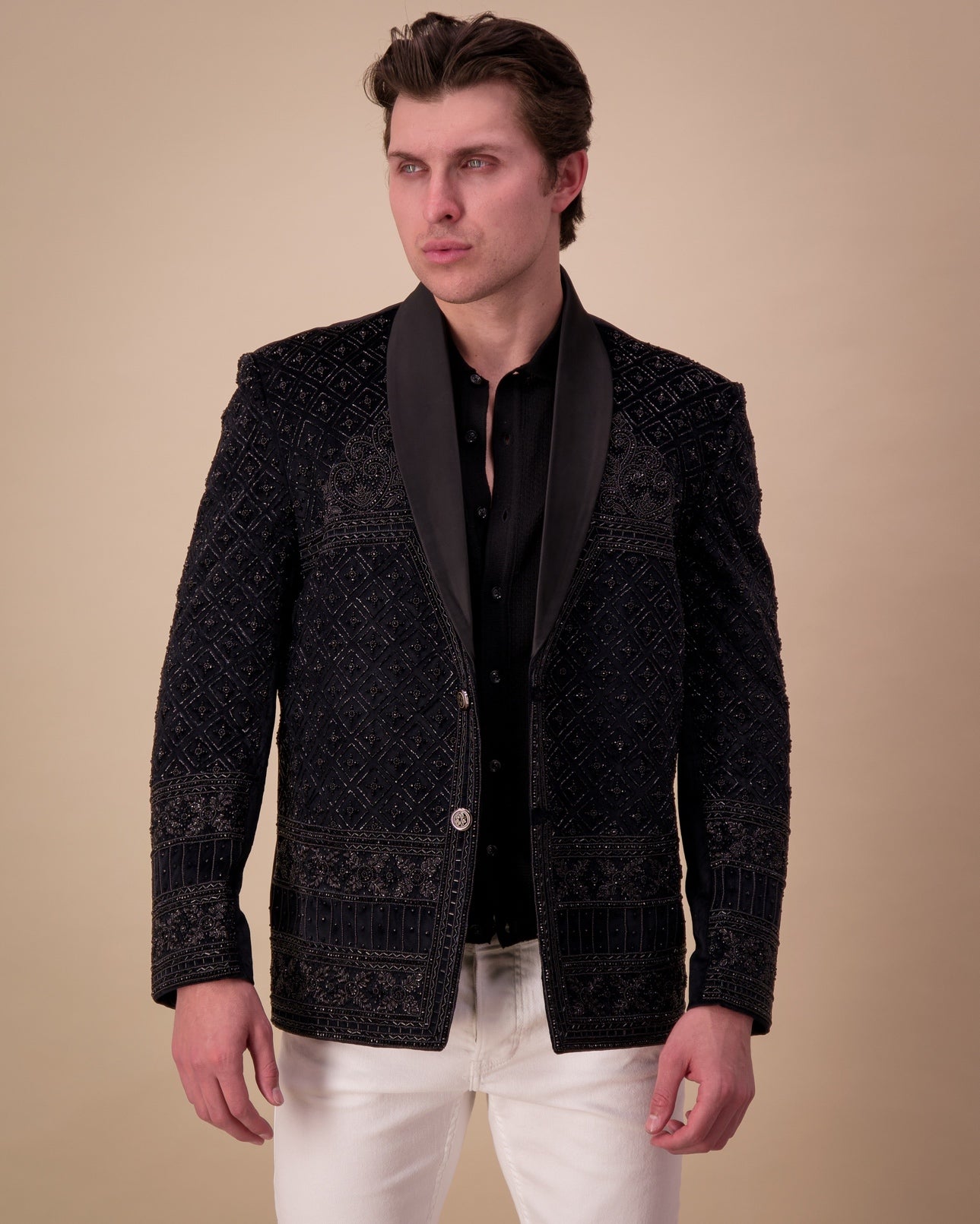 Orion - Crystal Beaded Jacket - Exclusively Designed Jacket