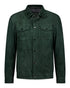 Trucker Suede Leather Jacket - Emerald Green - Leather Jacket by Urbbana