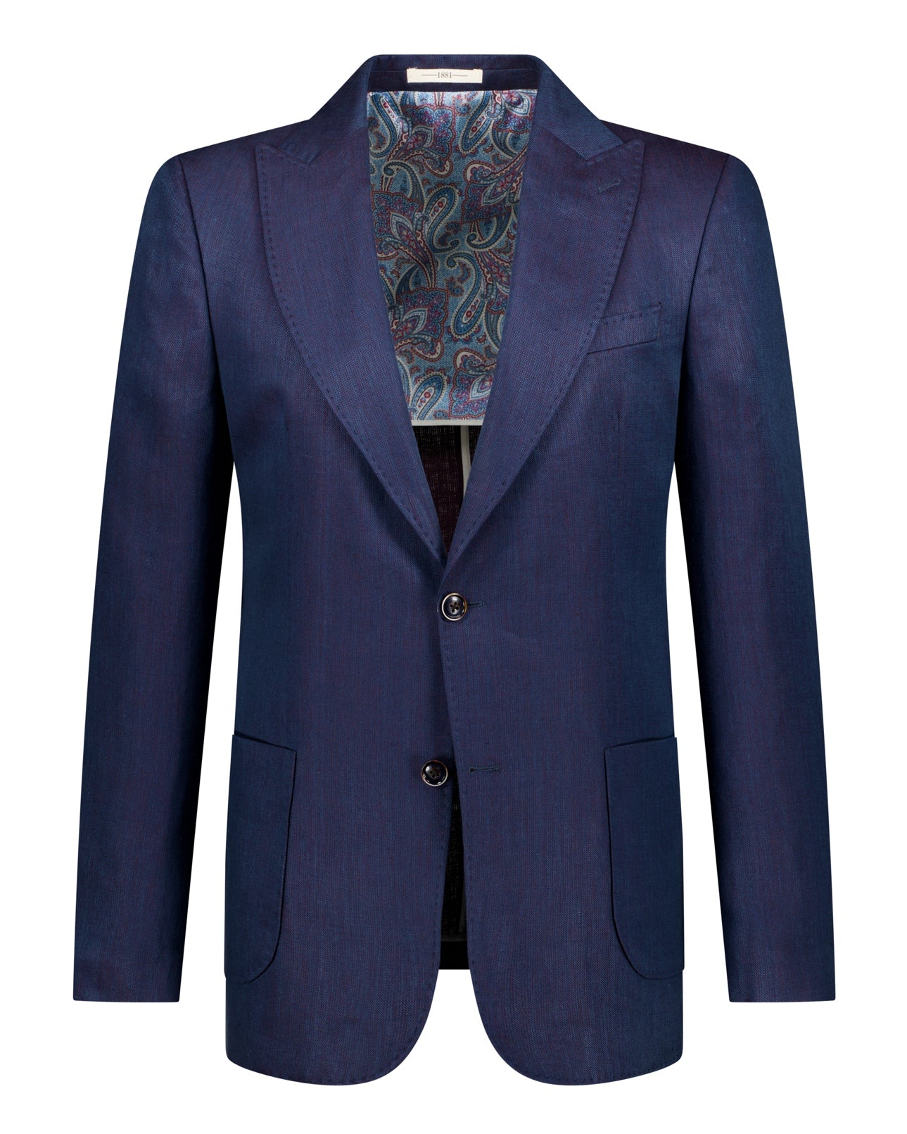 Cupari Linen Sport Jacket - Navy