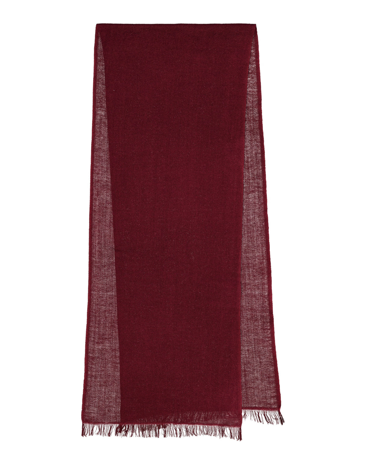 Cashmere/Silk Blend Scarf - Red-Luxurious Softness & Elegance - Urbbana