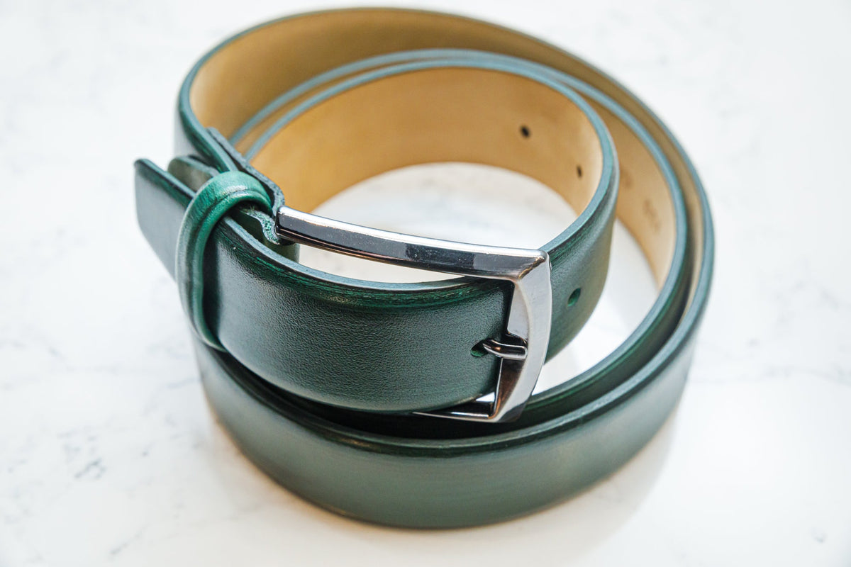 The Patina Belt - Emerald Green — original alternate angle
