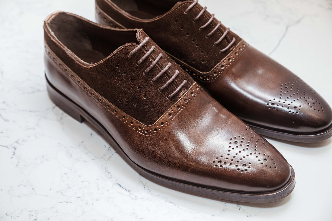 Fuente Shoes - Brown - Suede Shoes by Urbbana