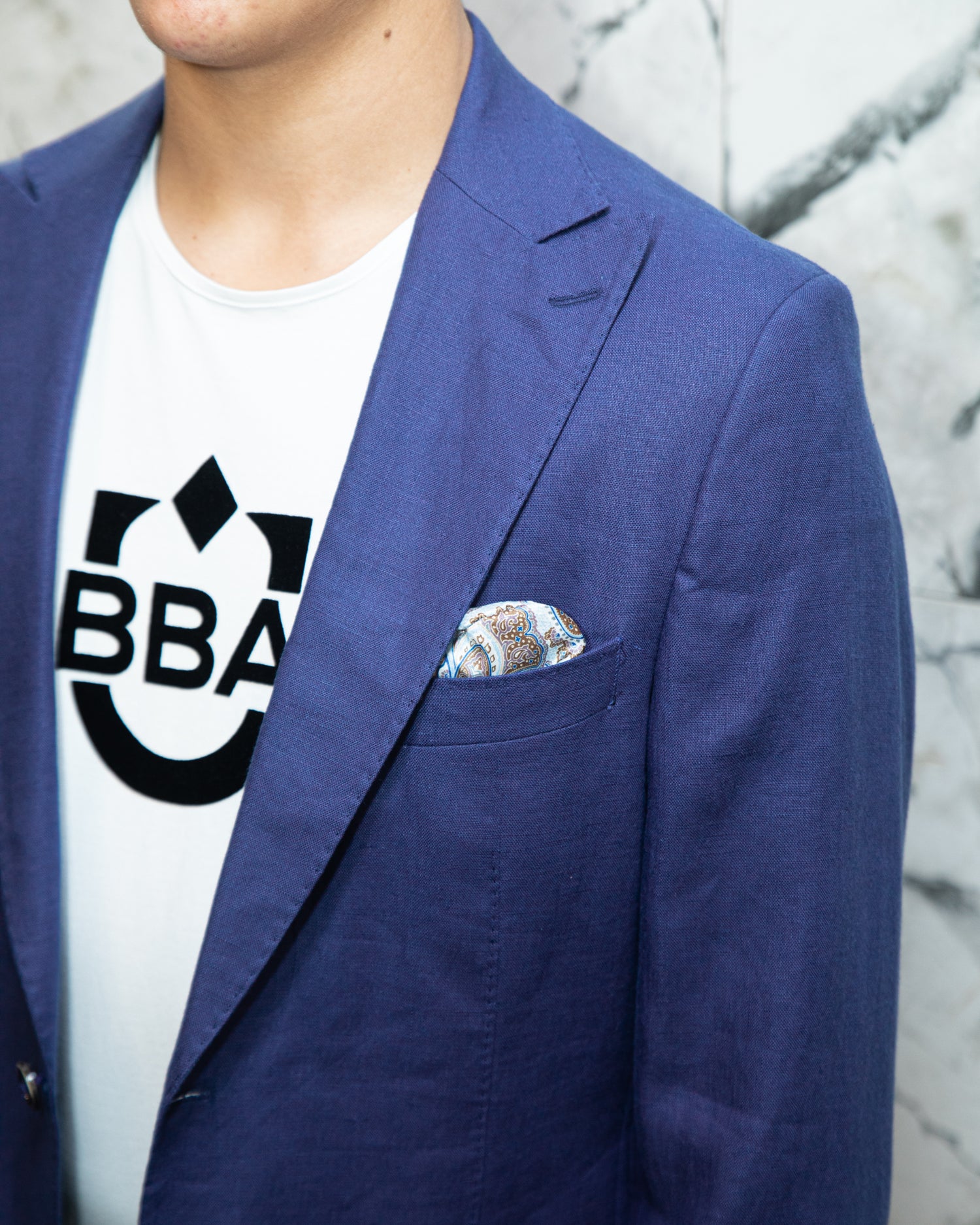 The Frankie Linen Jacket - Purple Jacket by Urbbana