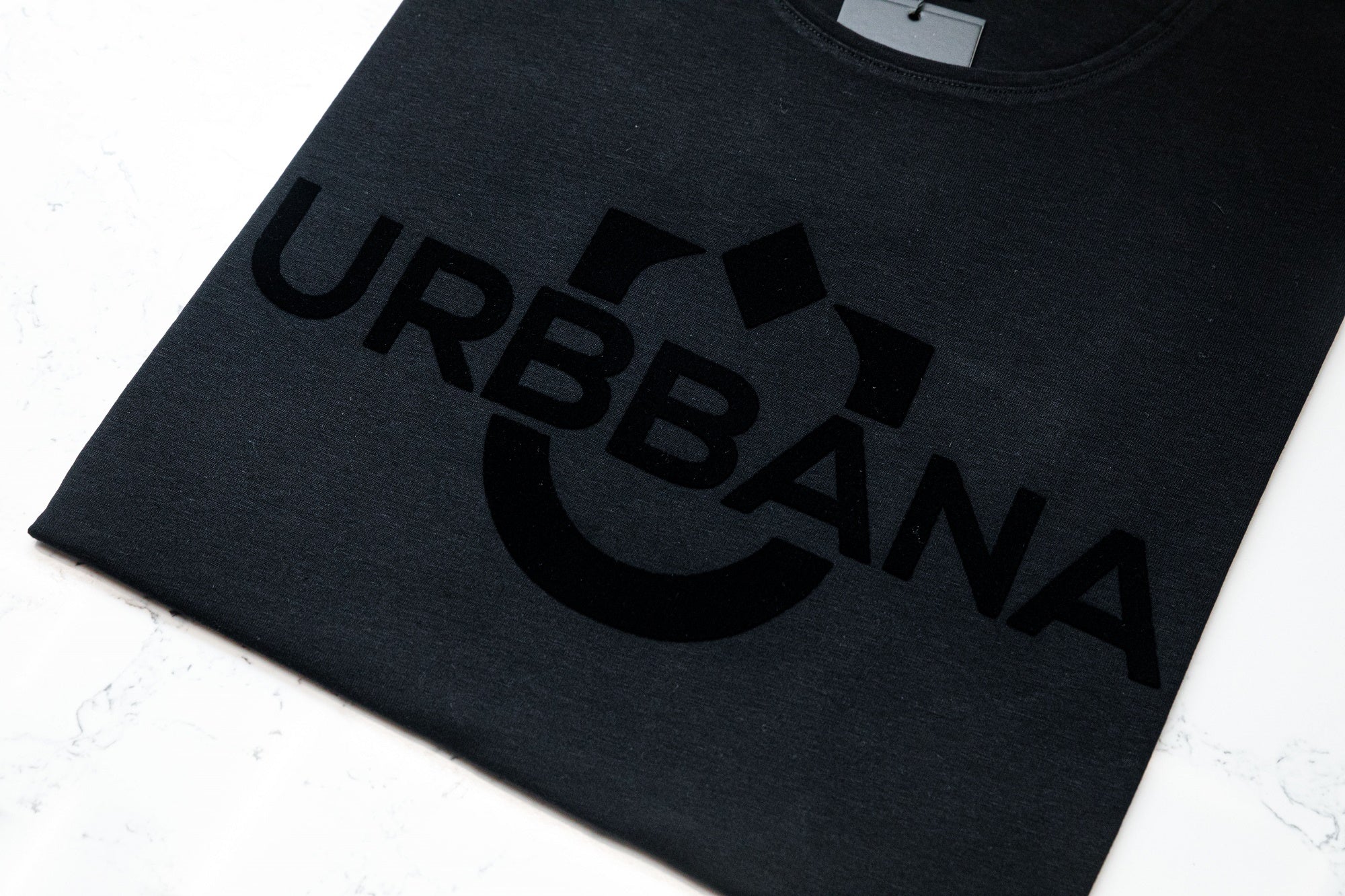 The Round Neck T-Shirt - Black - t-shirt by Urbbana