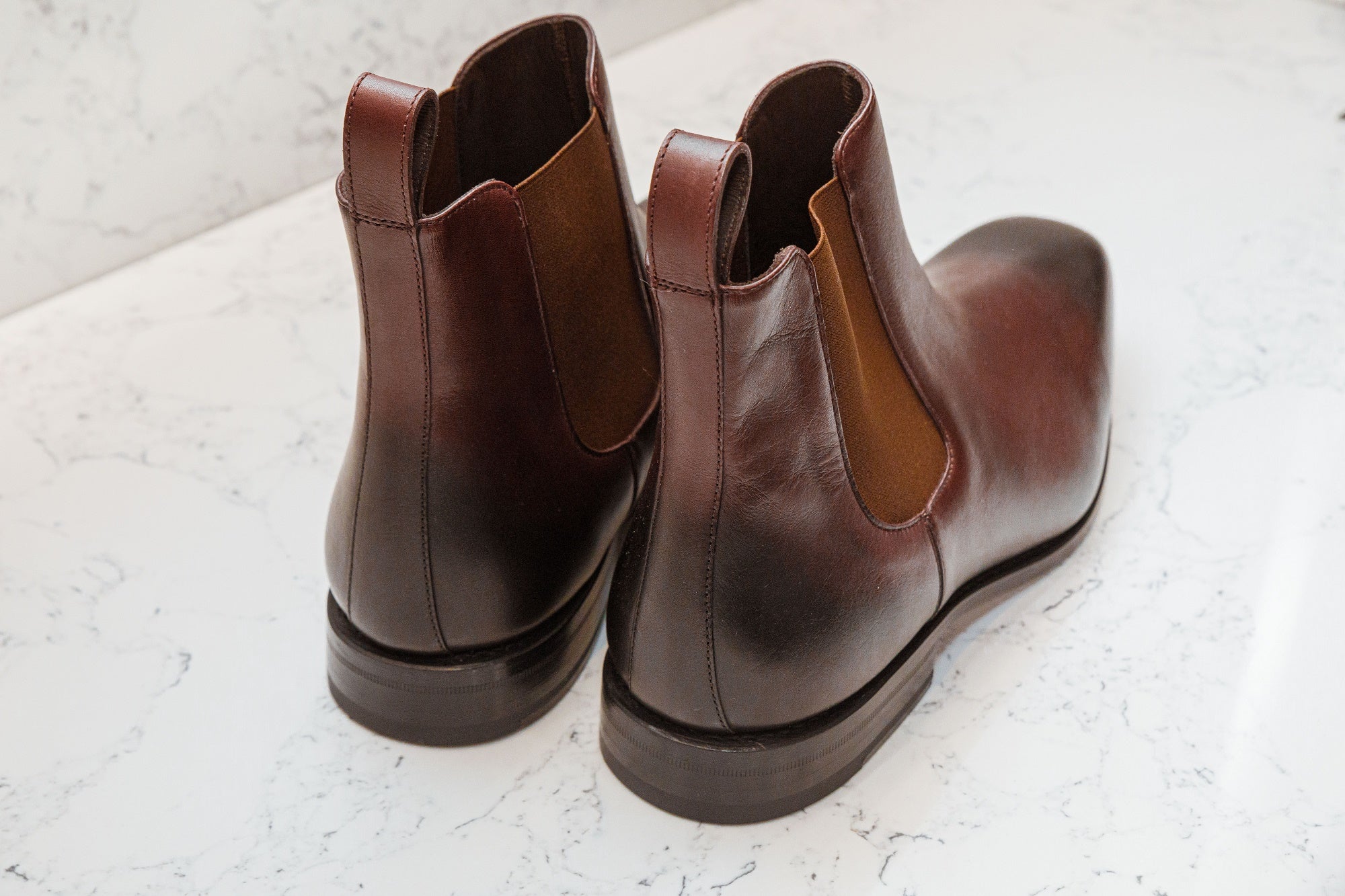 Burgundy Chelsea Boots - Boots by Urbbana