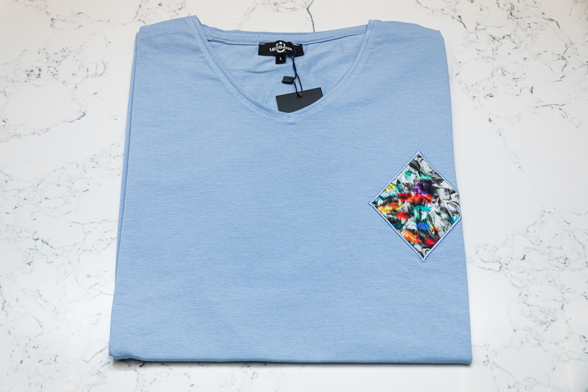 The Diamond T-Shirt - Blue - t-shirt by Urbbana