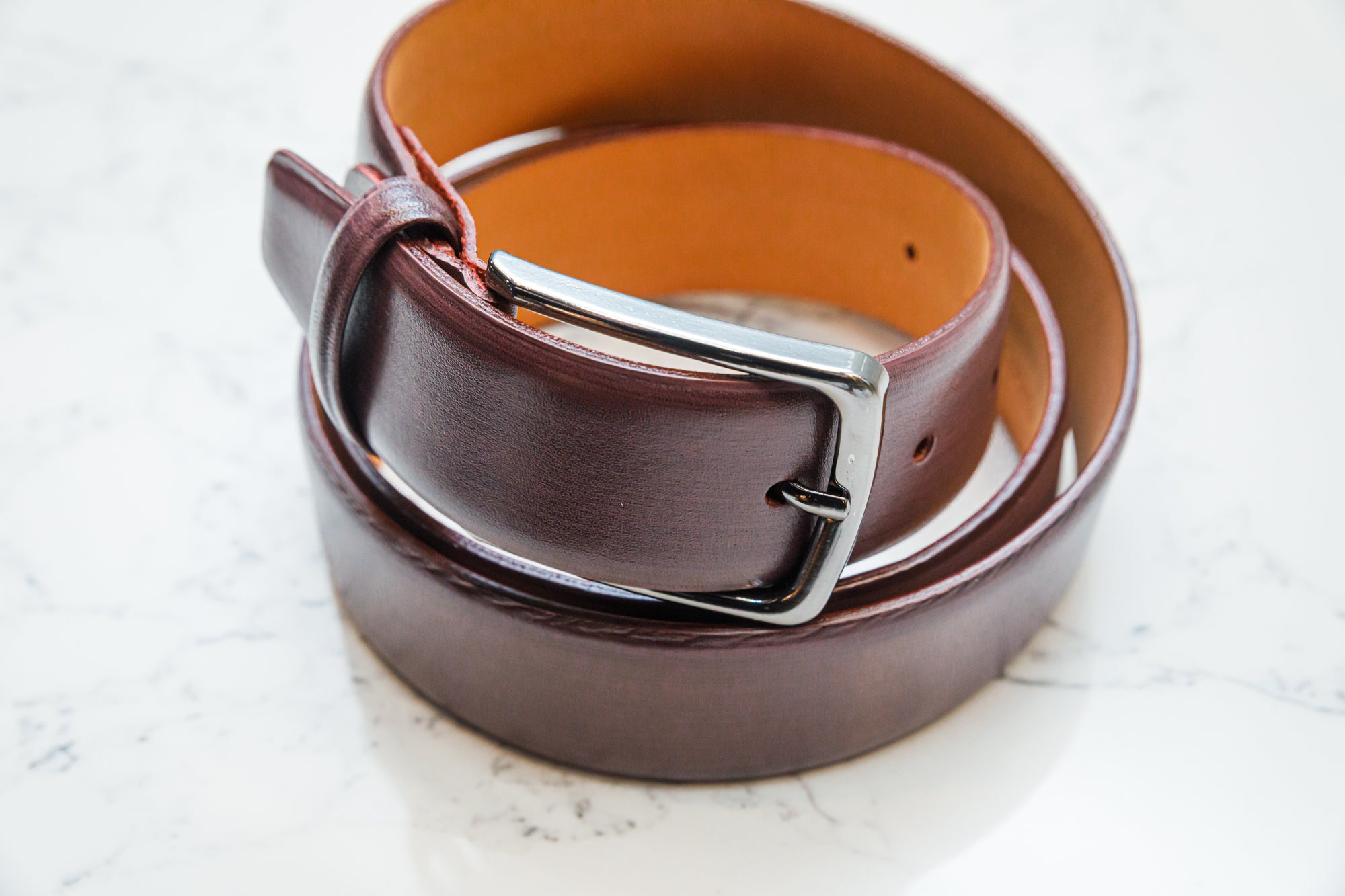 The Patina Belt - Burgundy - Belt by Urbbana