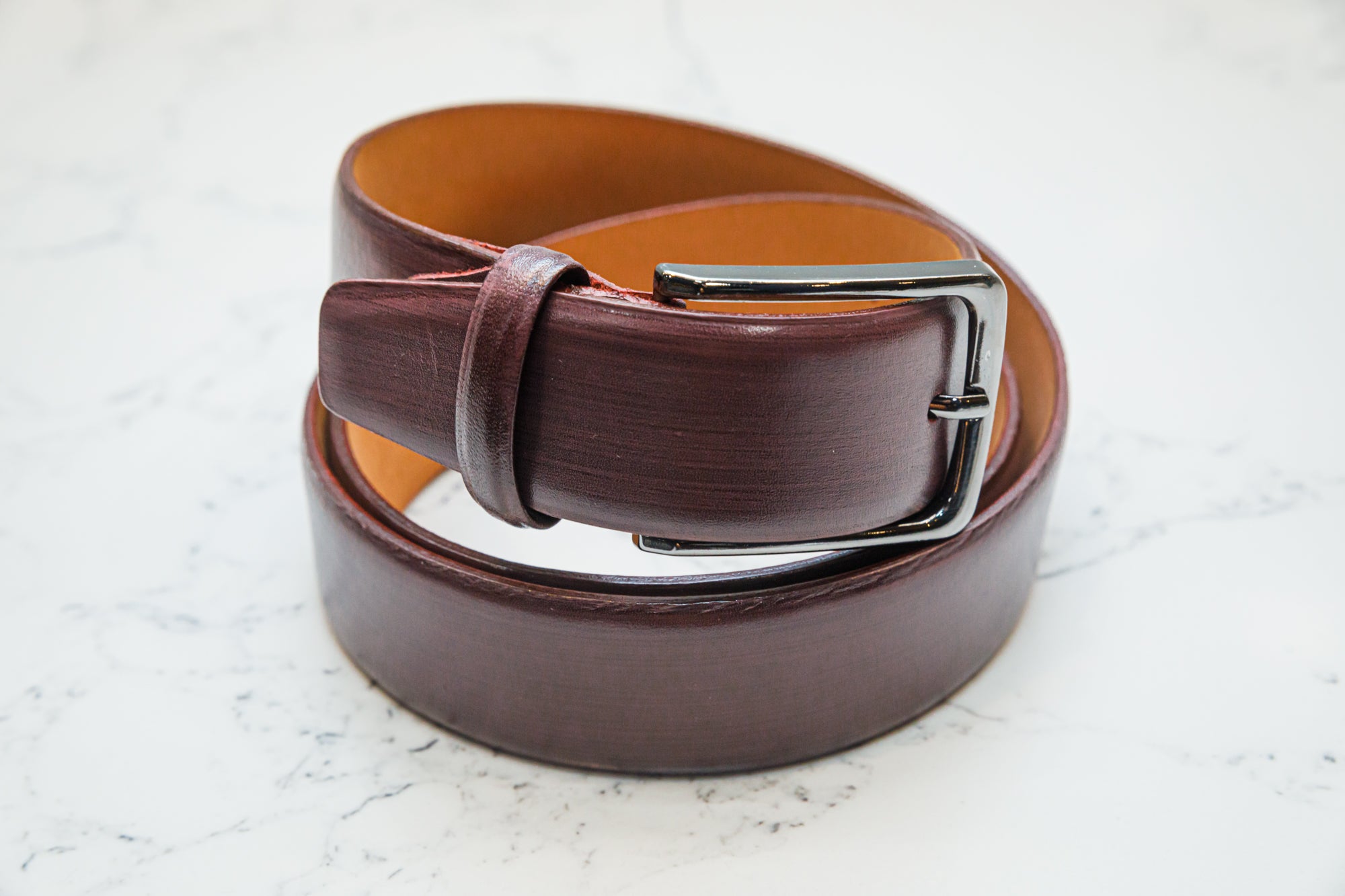 The Patina Belt - Burgundy - Belt by Urbbana