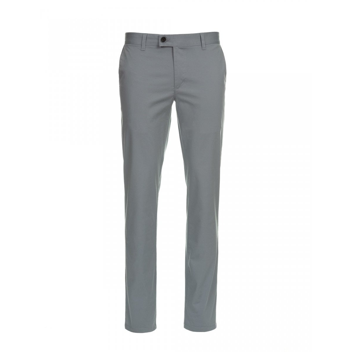 Sharkskin Grey Cotton Stretch Chinos - Chino by Urbbana