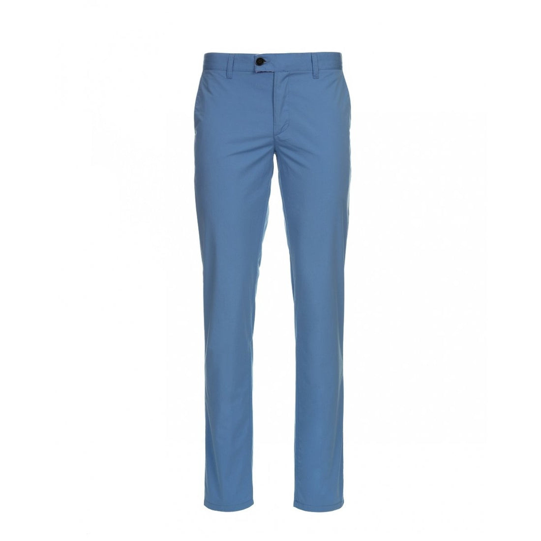 Blue Cotton Stretch Chinos - URBBANA Stretch Chinos