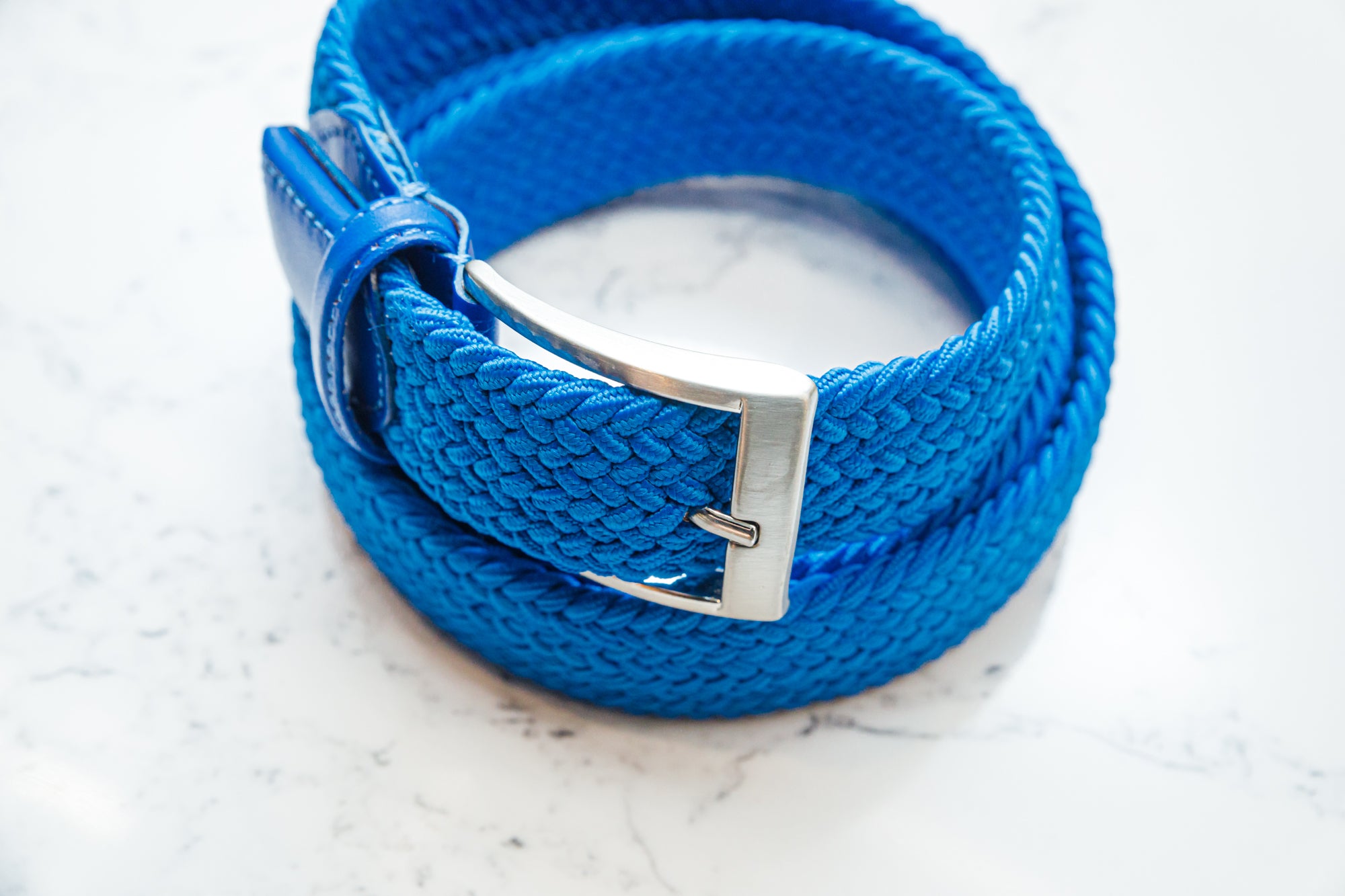 The Uno Casual Belt - Electric Blue - Belt by Urbbana