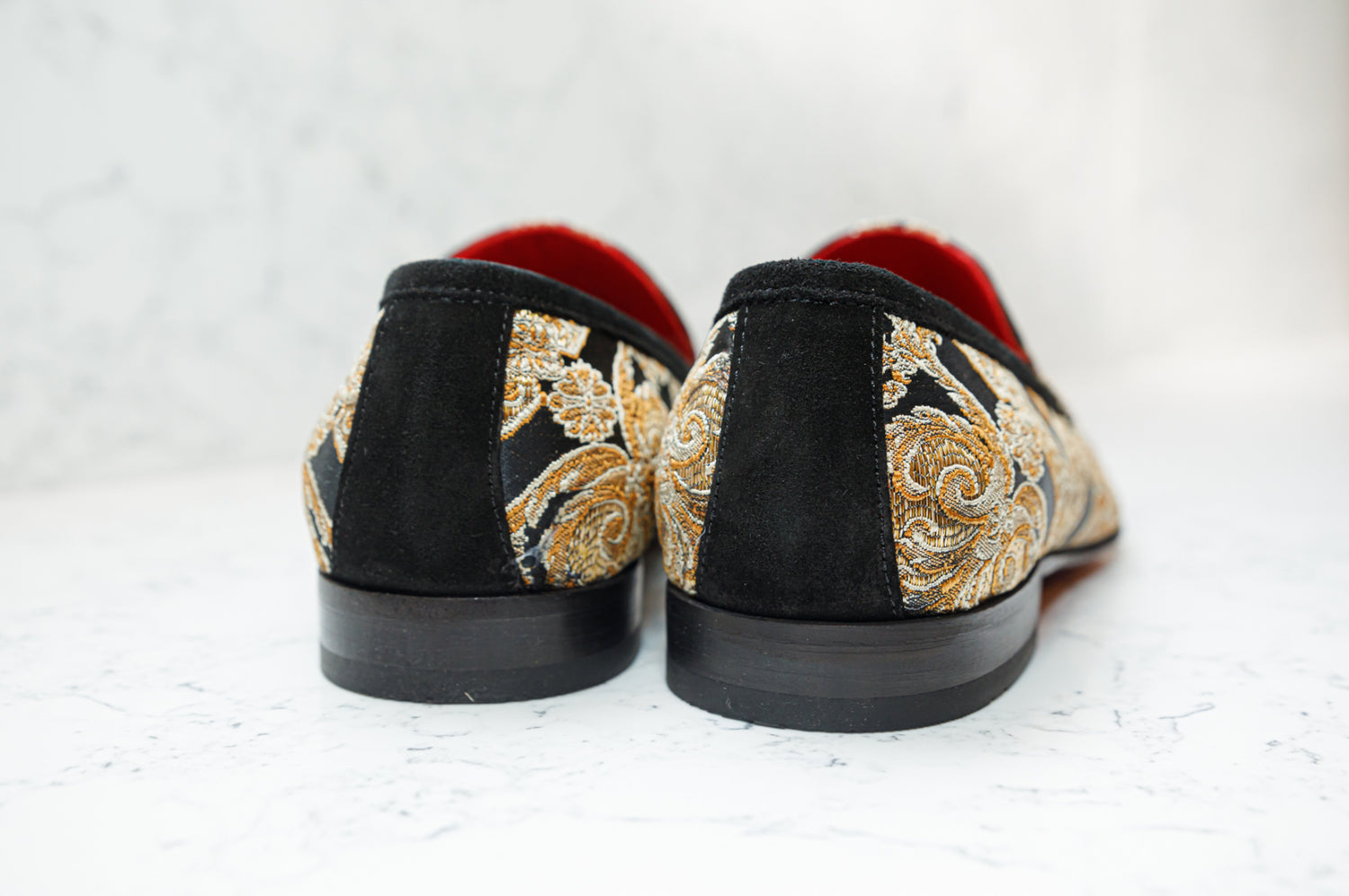 The Baroque Loafers - Black - Loafers by Urbbana