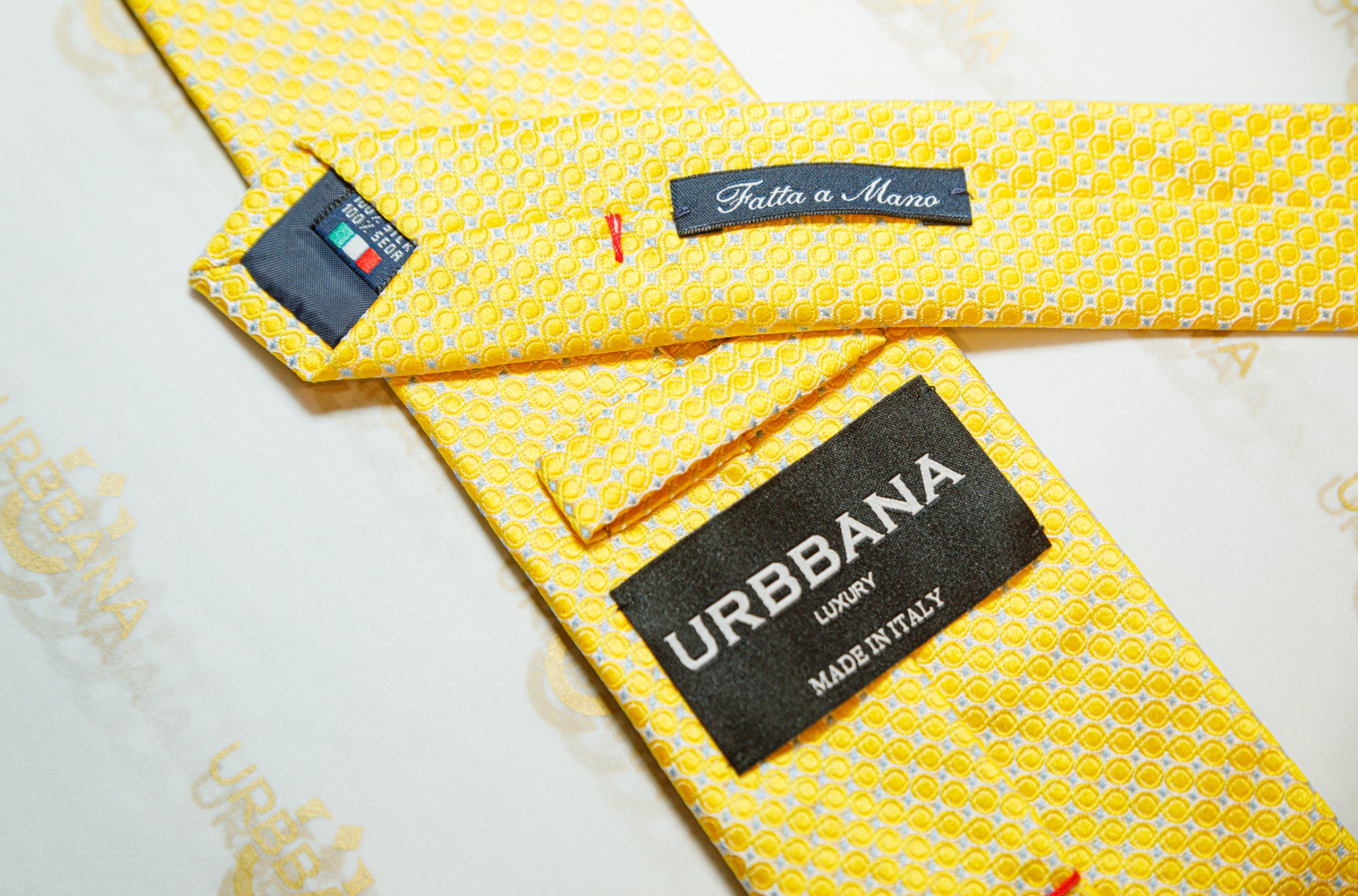 The Cuadro Silk Tie - Made in Italy - by Urbbana