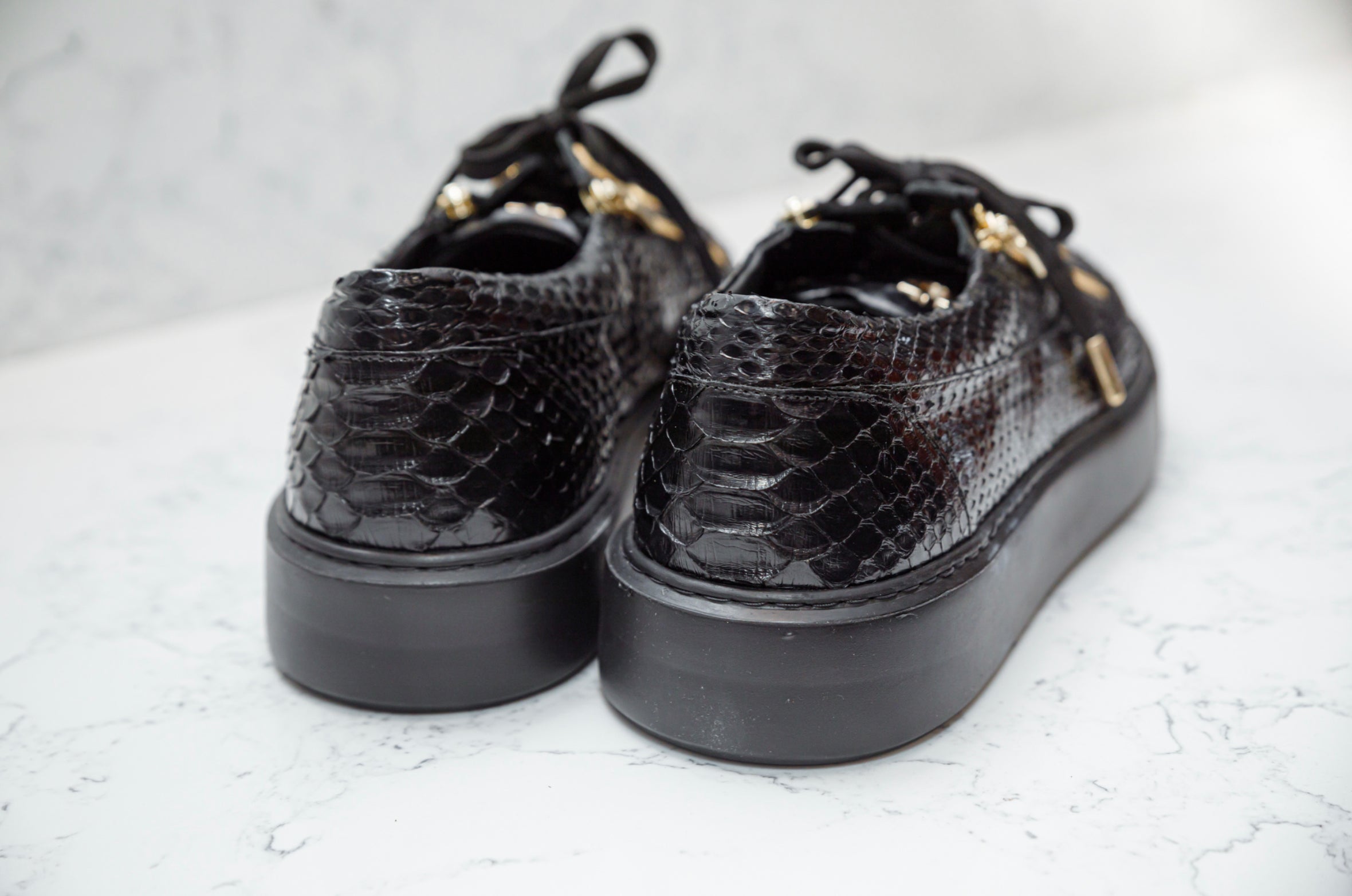 The Franco Python Zip Sneakers