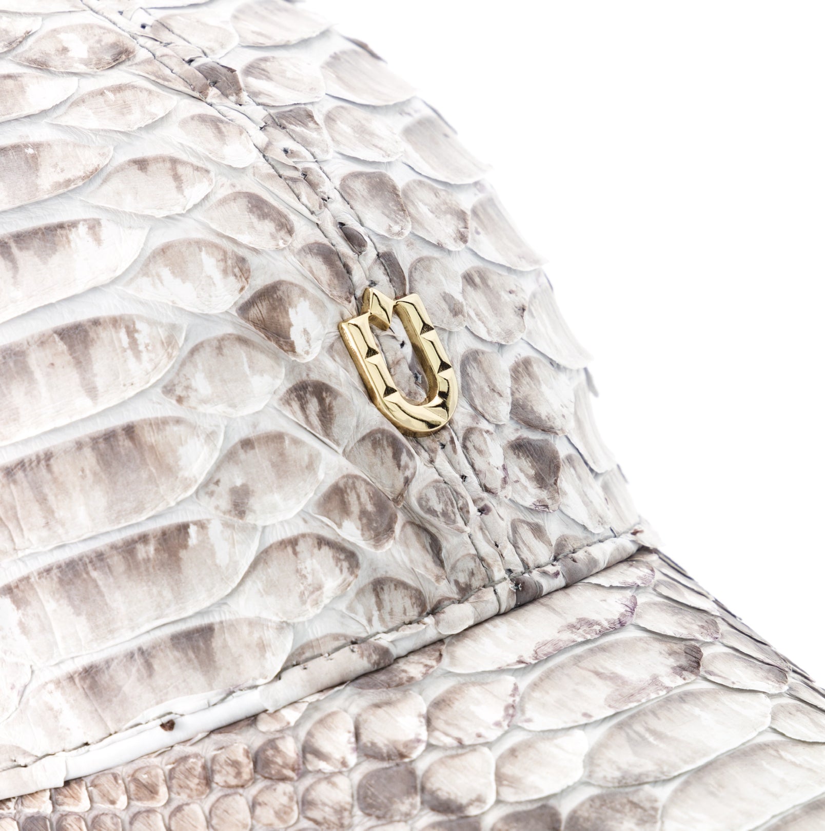 Nuno Python Skin Cap - White - by Urbbana