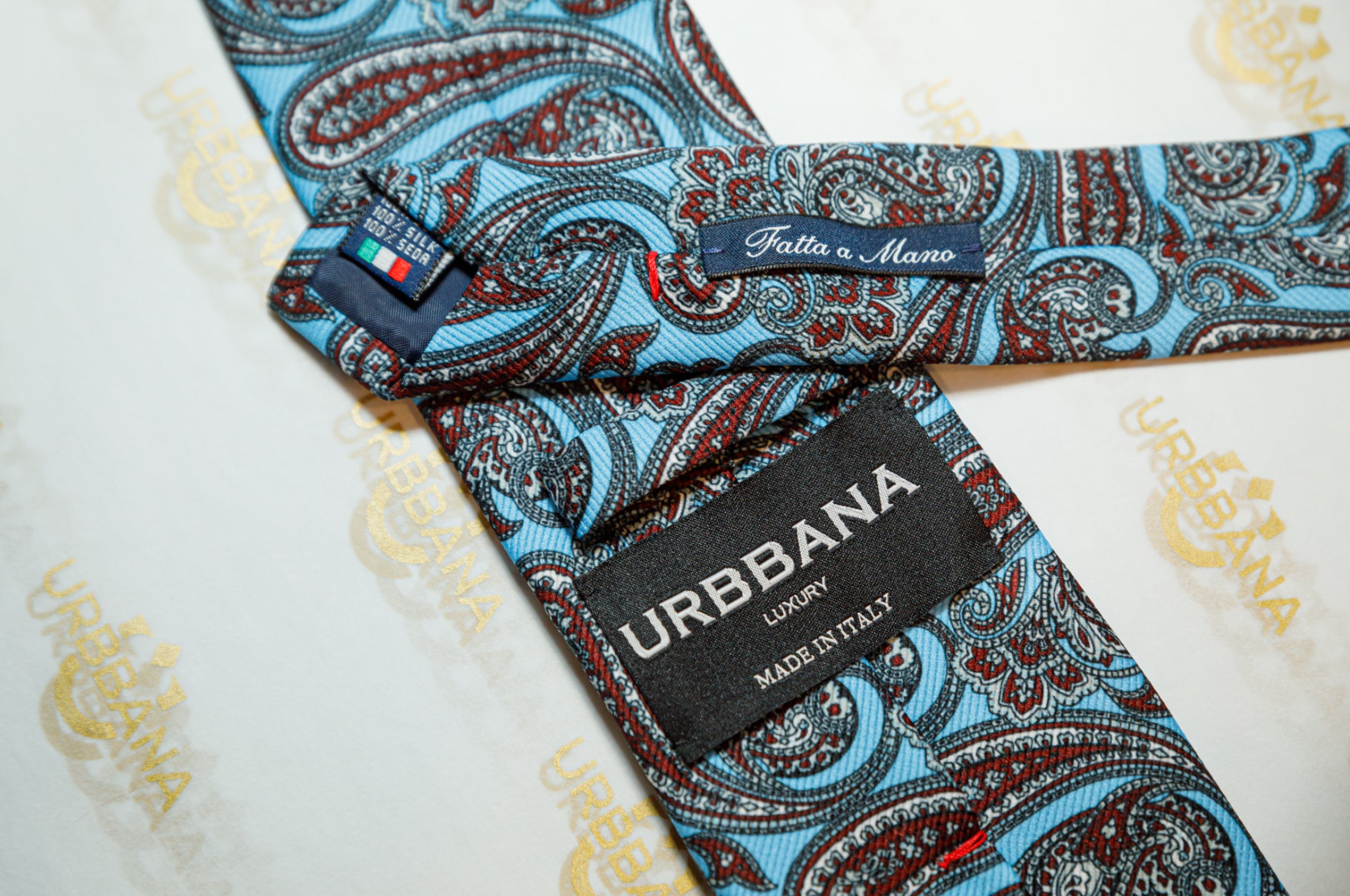 The Lisandro Silk Tie - Made in Italy - by Urbbana