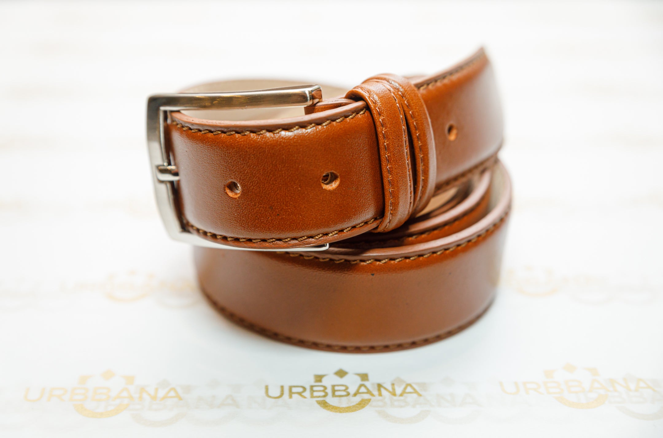 The Rami Belt - Cognac Tan