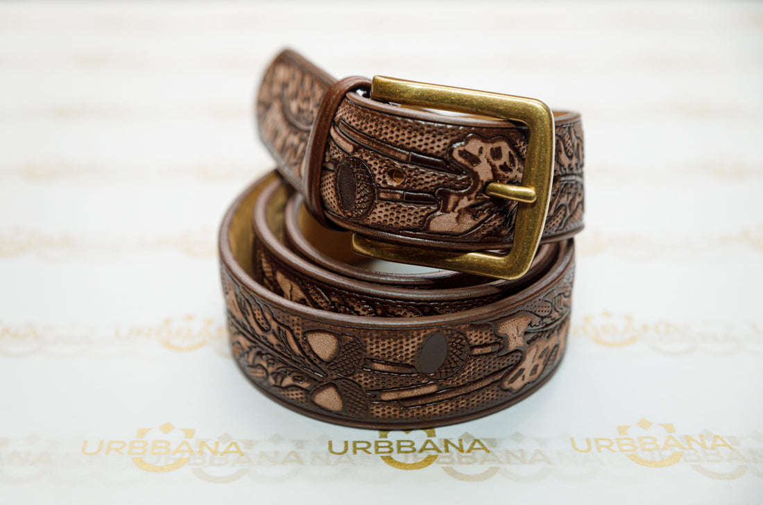 The Elton Belt - URBBANA Leather Belt Collection