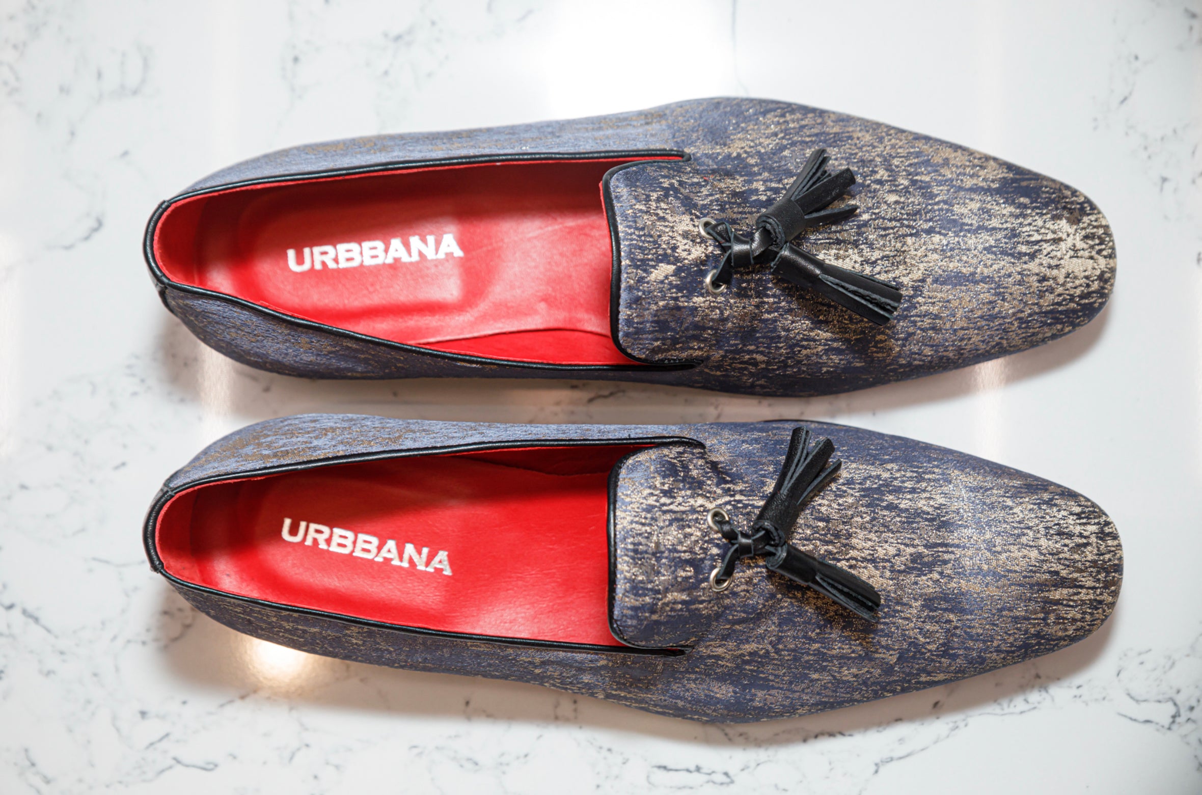 The Showtime Loafers - Purple/Gold - Loafers by Urbbana