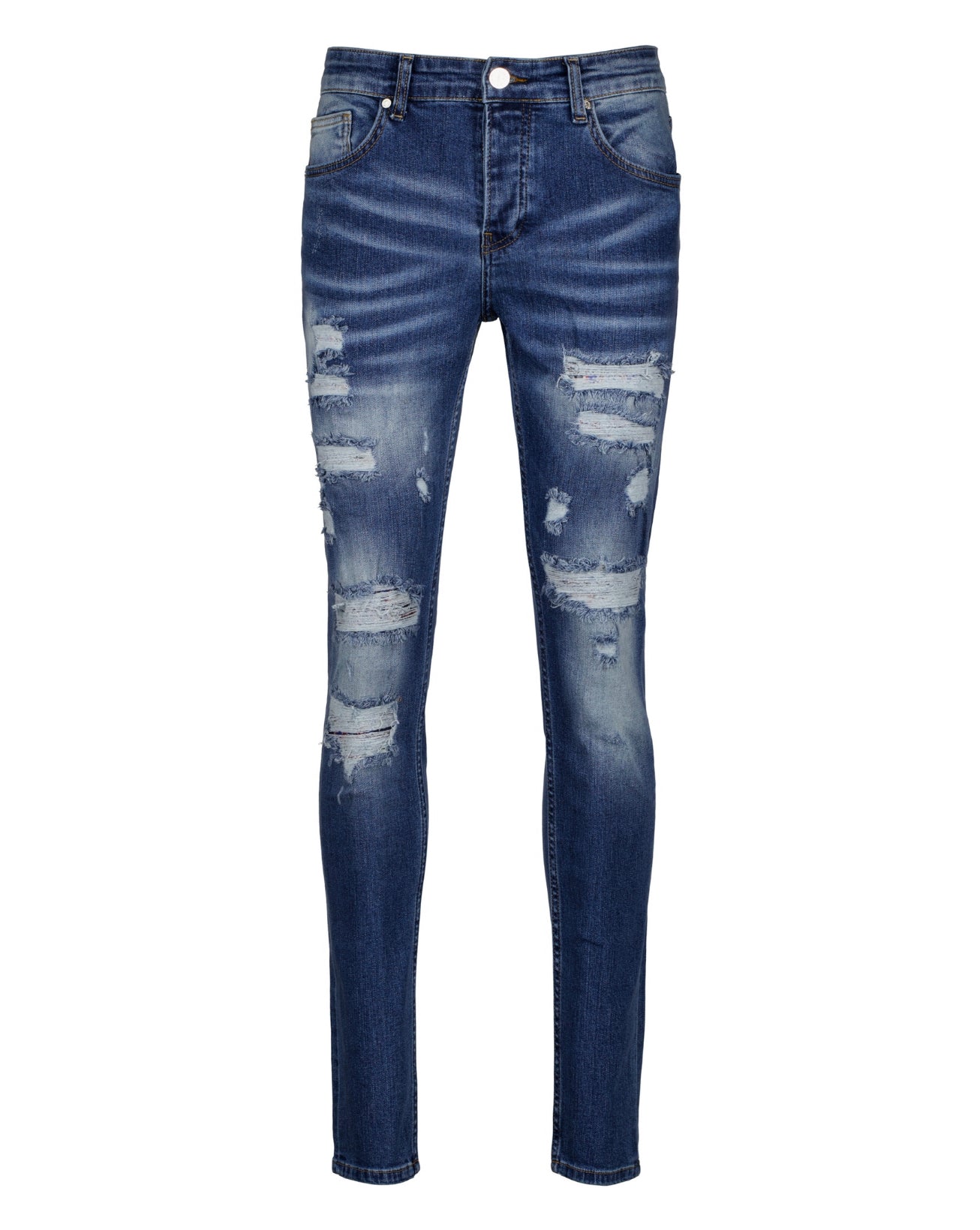 The Pacha Light Blue Ripped Jeans - Jeans by Urbbana