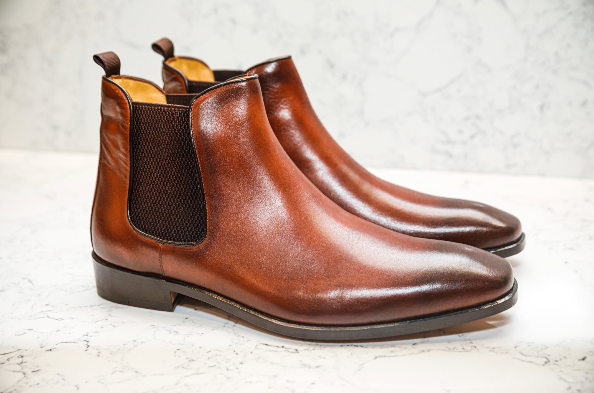 The Don Chelsea Boots - Cognac - Boots by Urbbana