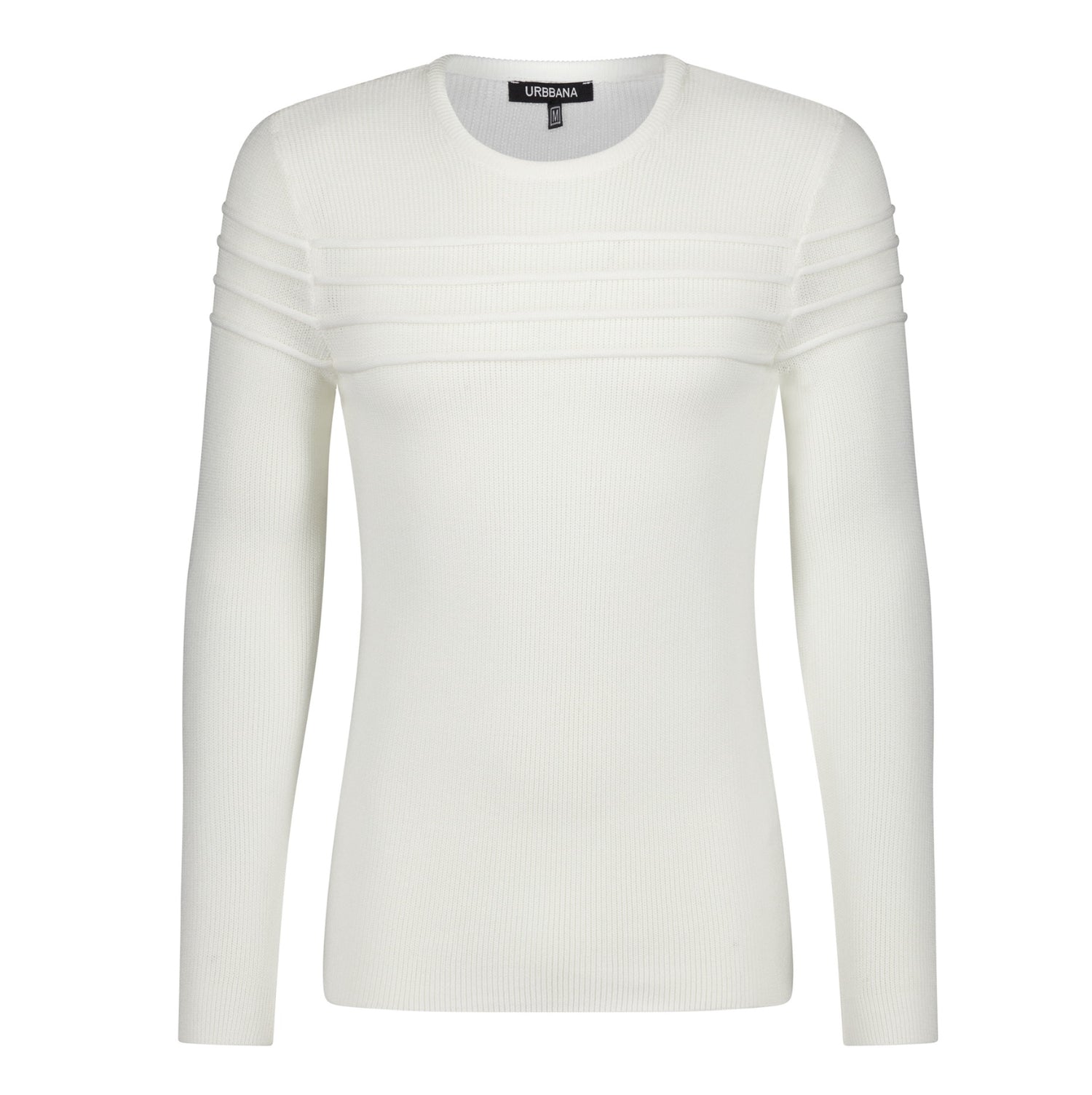 The Solomon Sweater - White -  Luxe Comfort Sweater by Urbbana