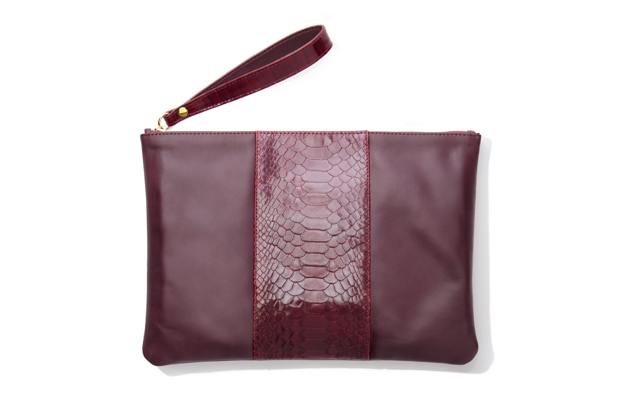 The Clutch - Burgundy - Bags by Urbbana