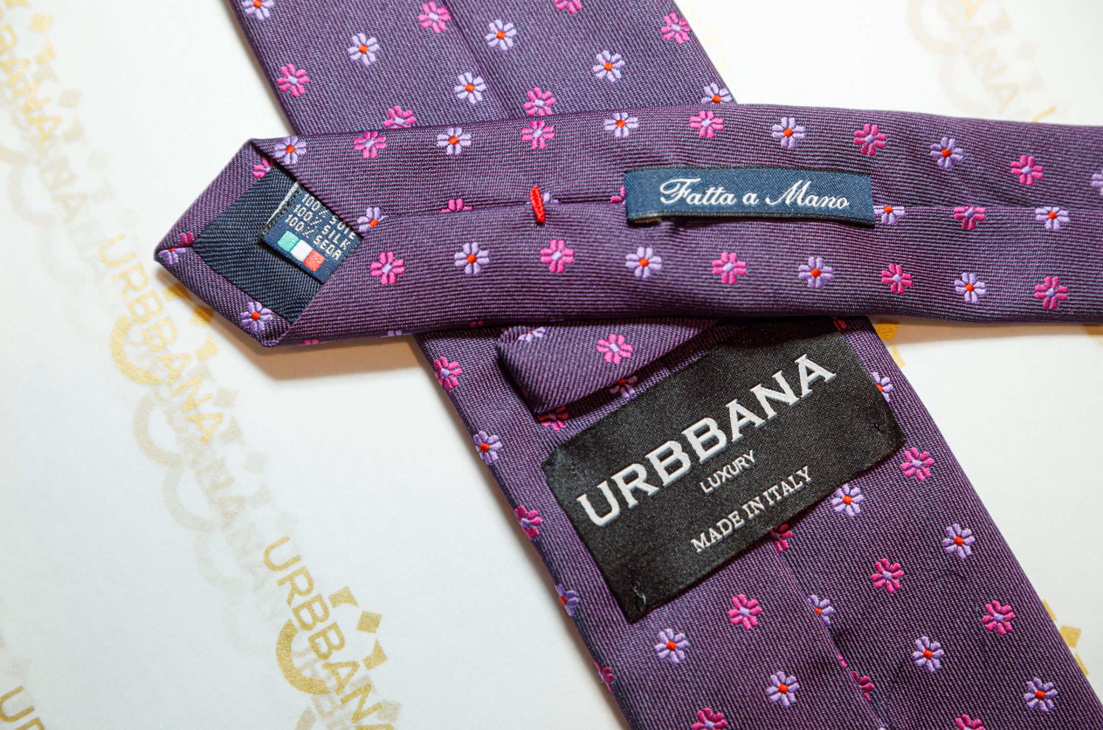 The Karim Silk Tie - Made in Italy - by Urbbana