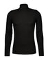 Textured Knit Turtleneck Sweater - Black - Sweater by Urbbana