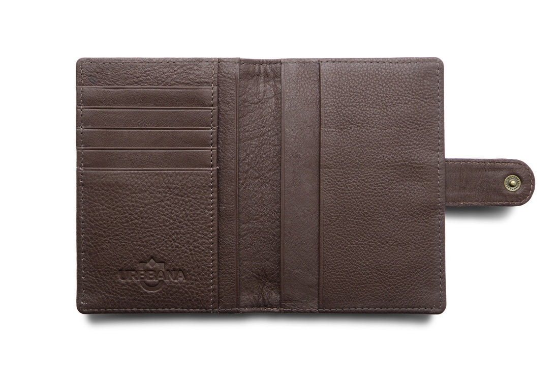 The Passport Wallet - Brown - by Urbbana