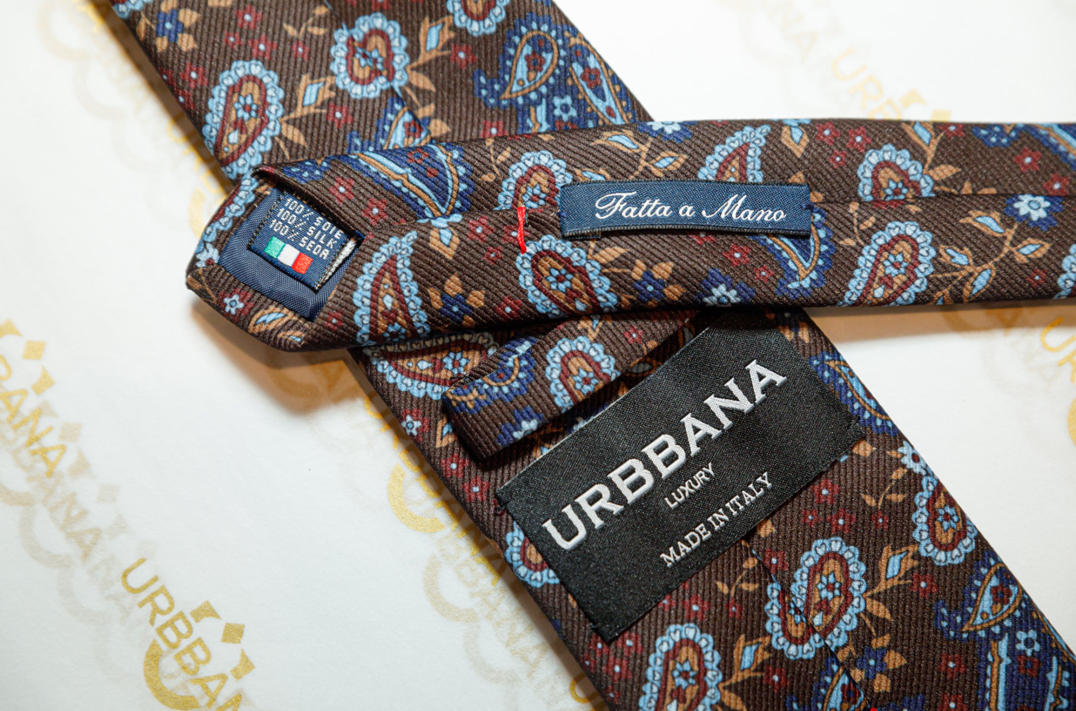 The Olman Silk Tie - Made in Italy - by Urbbana
