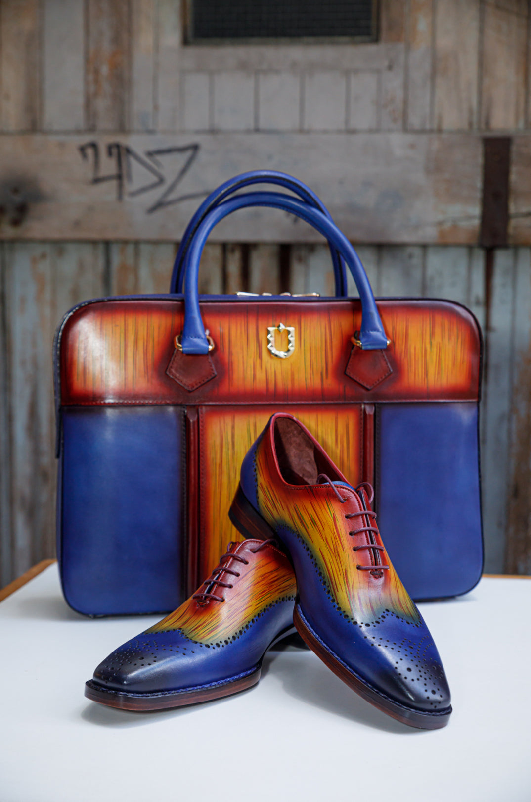 The Juno Patina Shoes - Brogues by Urbbana
