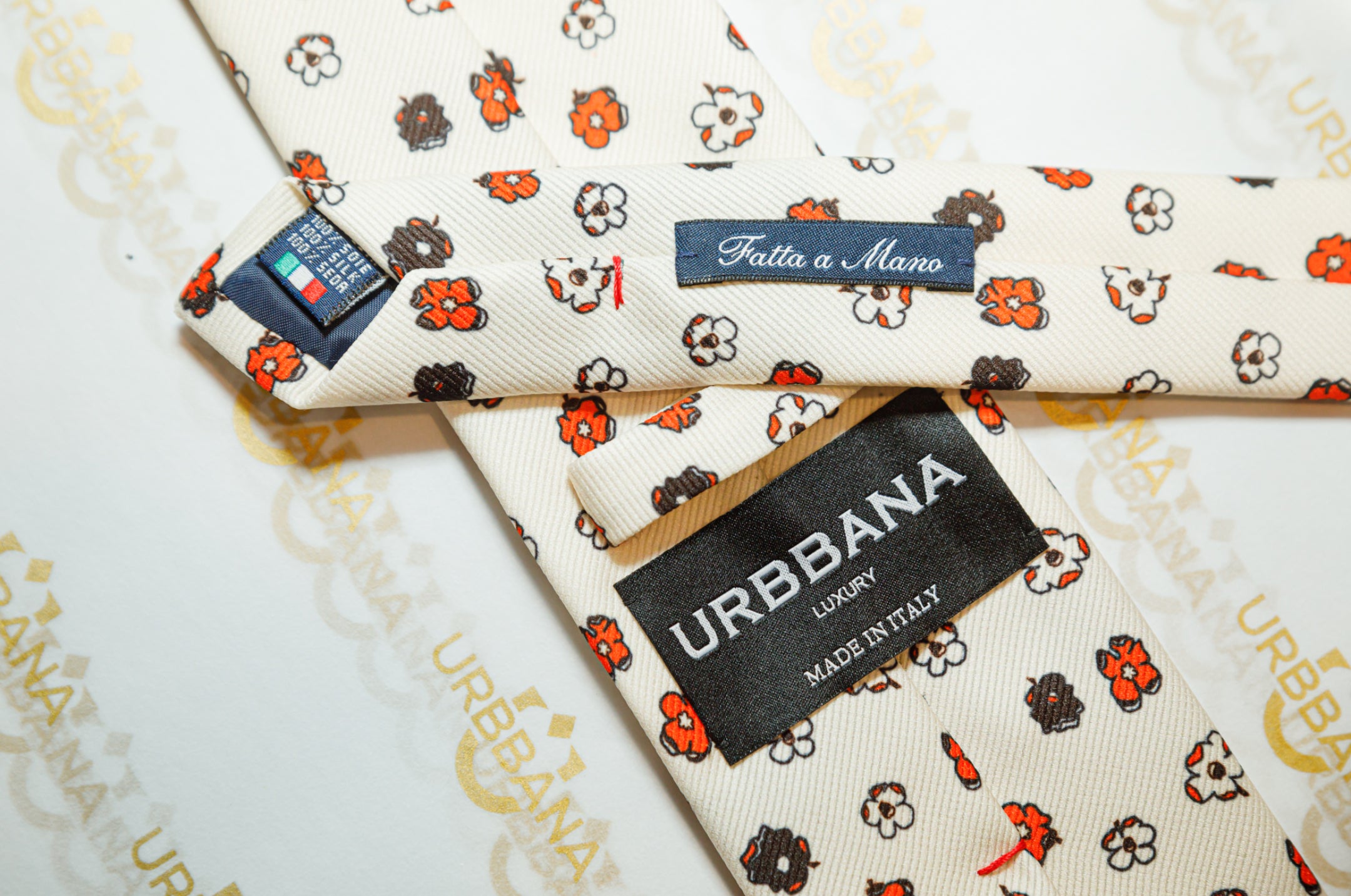 The Yuri Silk Tie - Made in Italy - by Urbbana