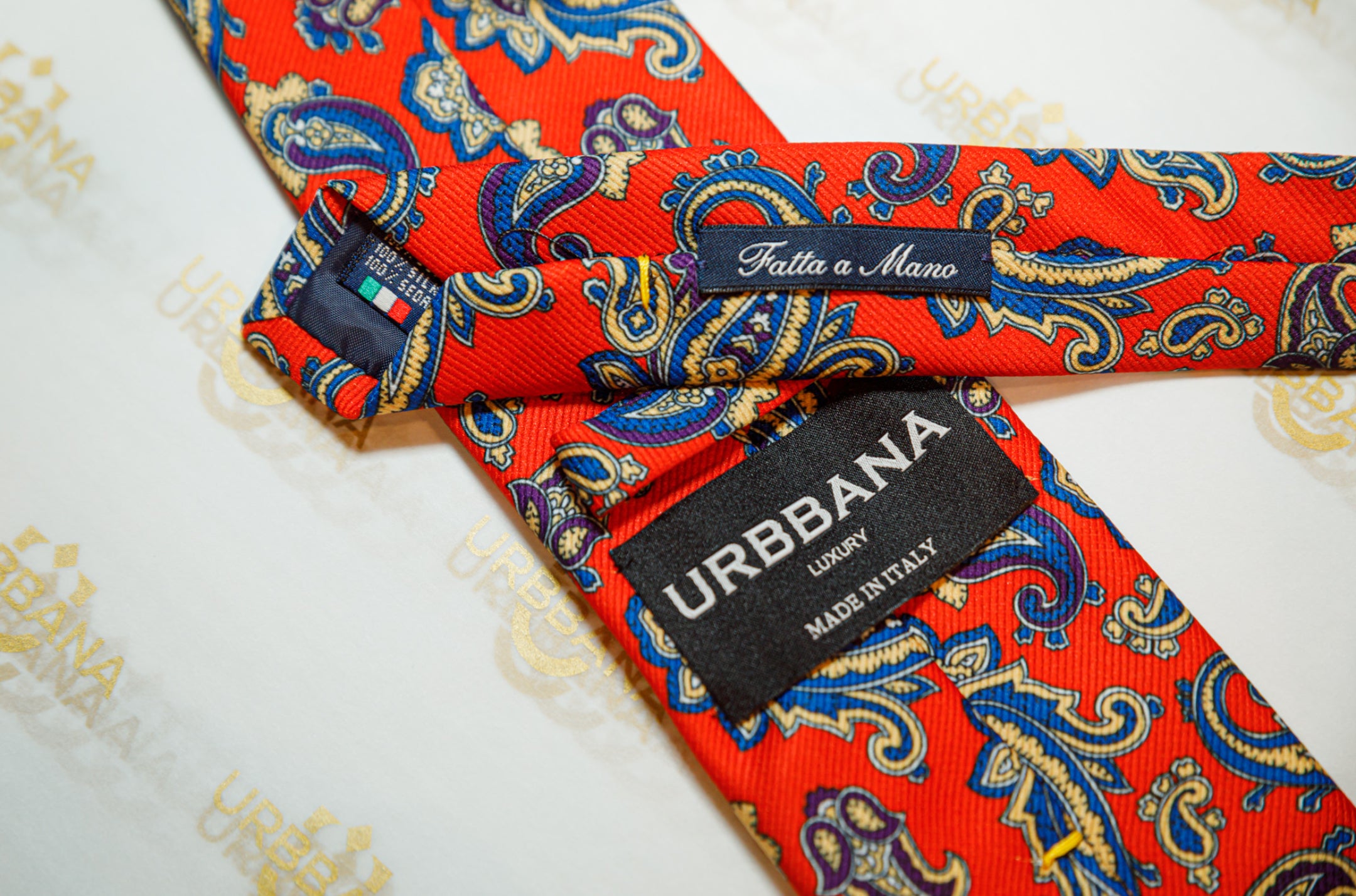 The Jeffs Silk Tie - Made in Italy - by Urbbana